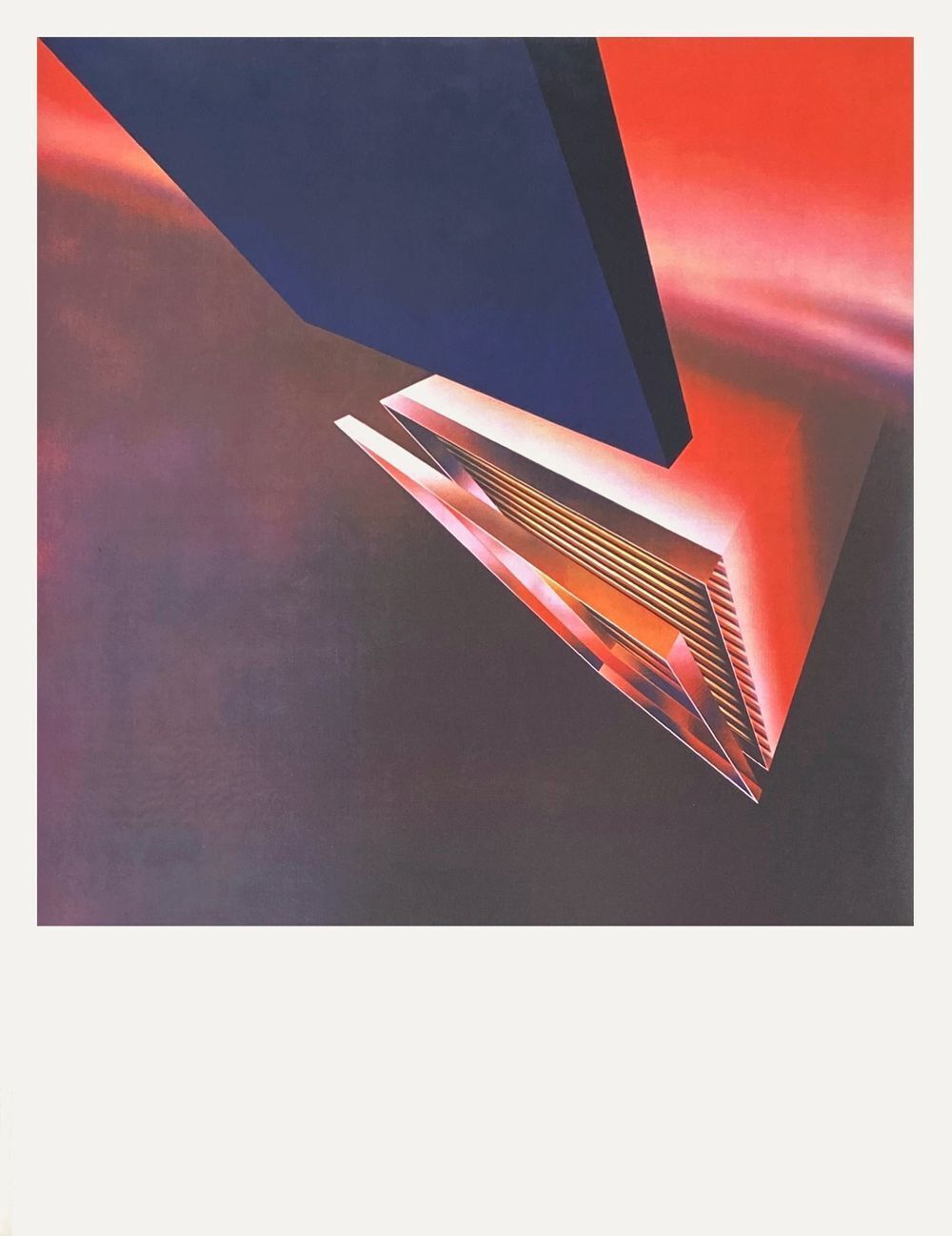 Maxime Defert Sérigraphie Composition Abstraite 1973