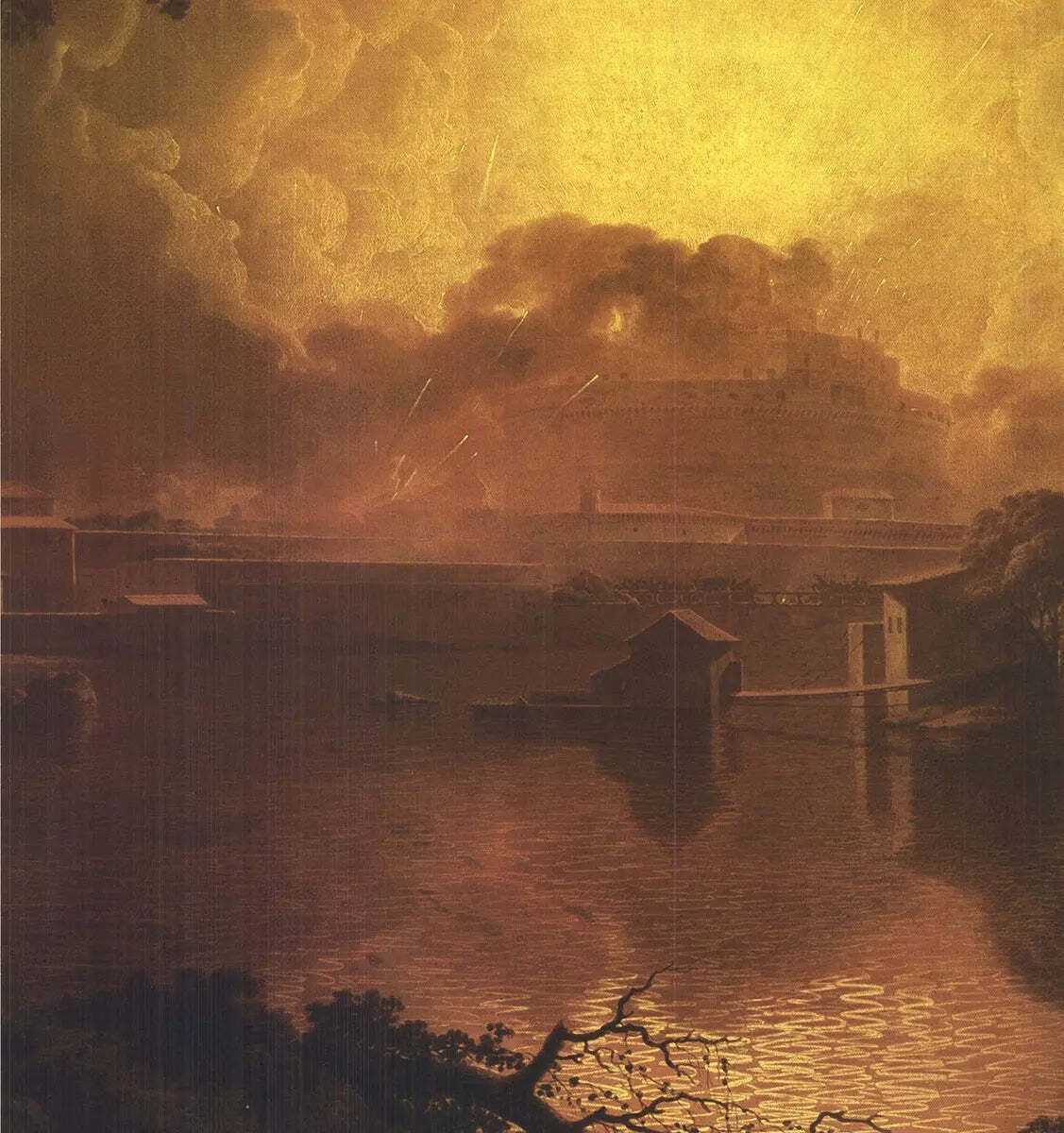 Joseph Wright Firework Display At Castel S. Angelo Rome Exhibition Poster photo for sale