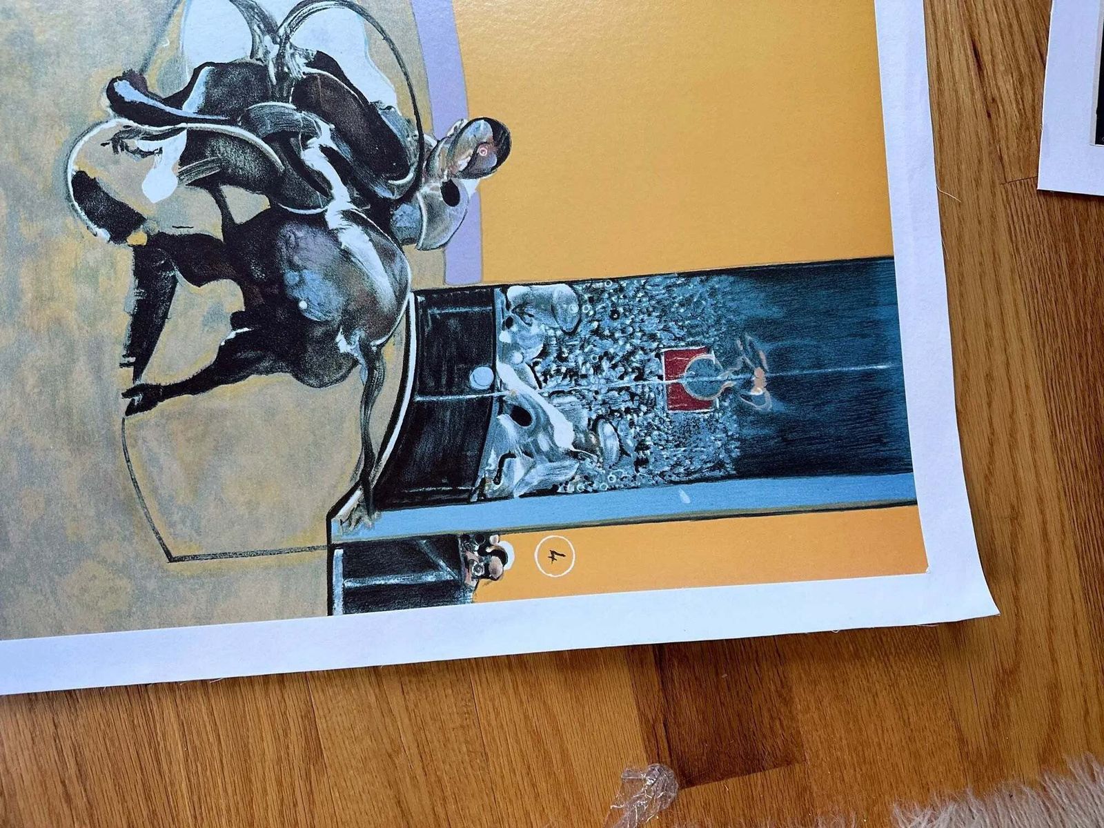 Francis Bacon Feria Nimes 1992 Original Large Exhibition Serigraph Poster photo for sale