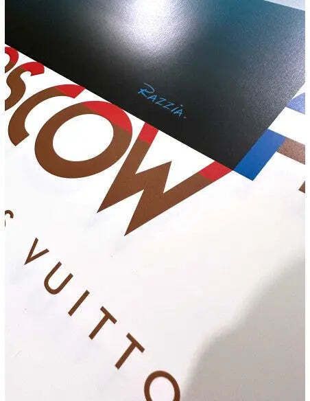 Affiche Louis Vuitton Journey Through Time signée à la main, par Razzia photo for sale