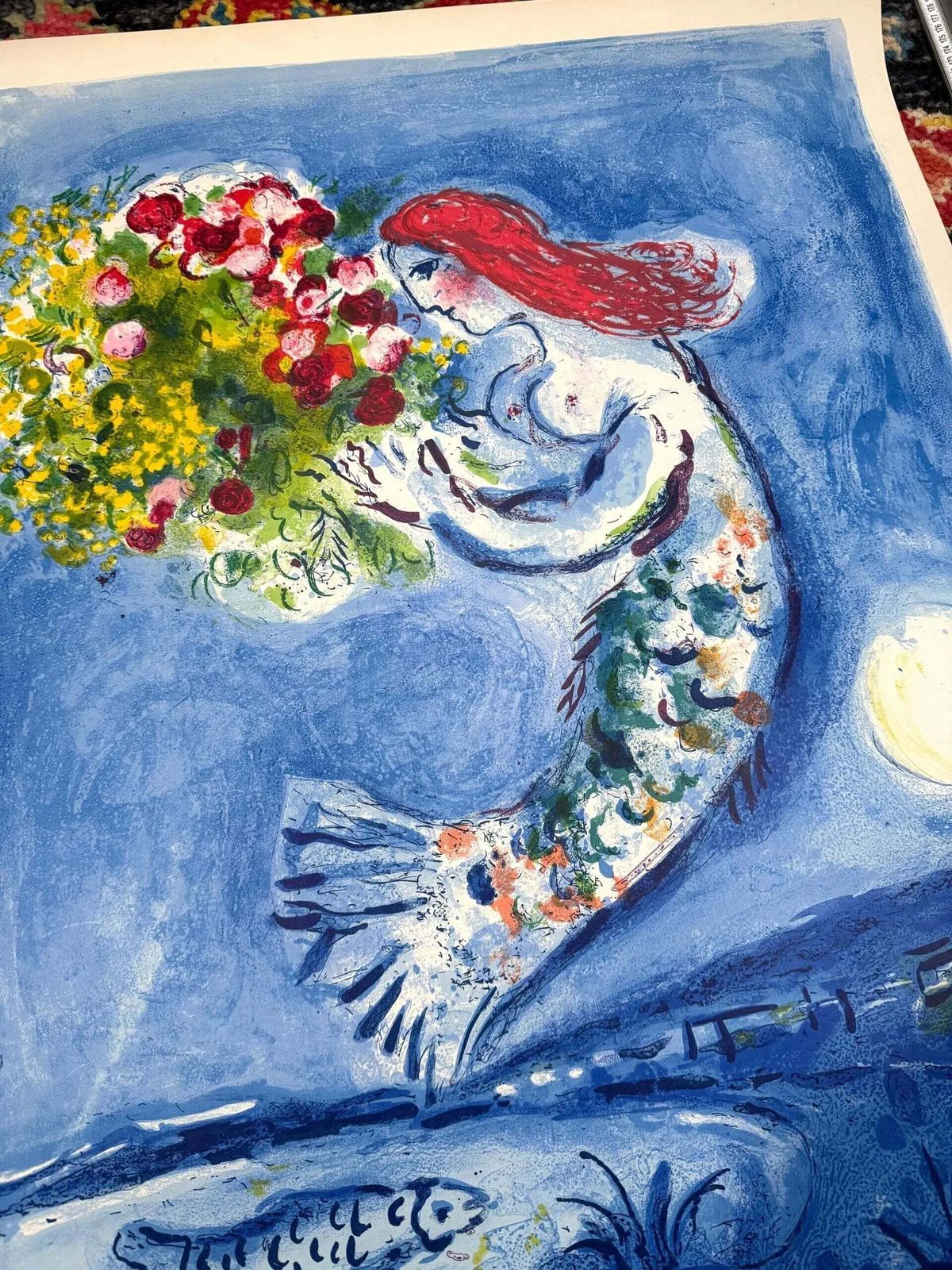 photo furniture Marc Chagall Baie Des Anges 1962 Steenlithografie Poster