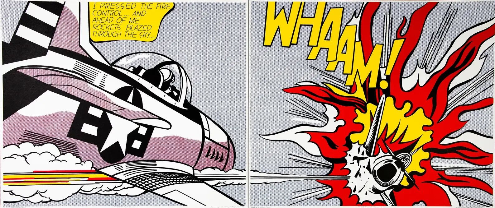Roy Lichtenstein As I Opened Fire Limited Edition Offset Lithograph Print photo for sale