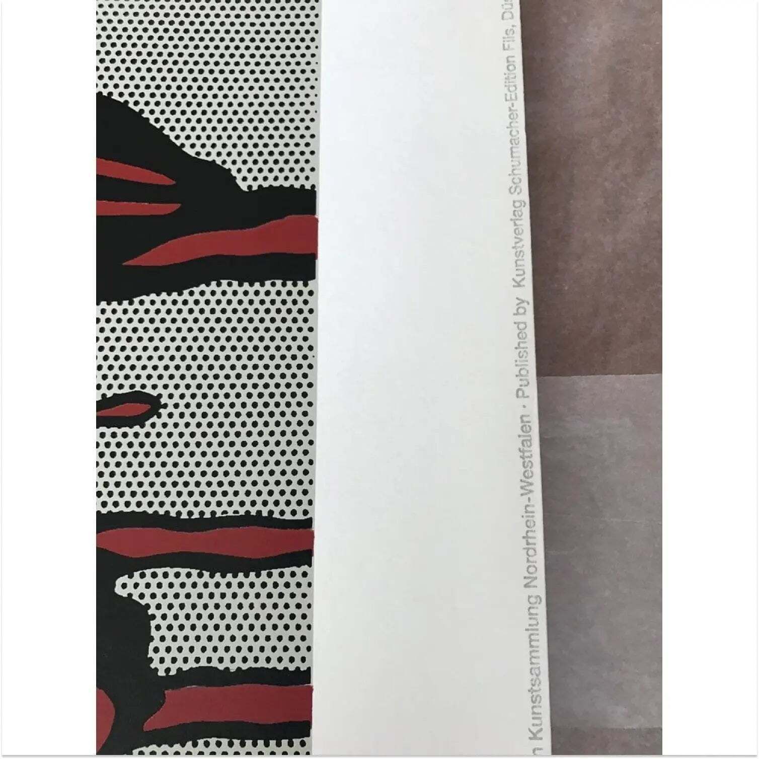 Roy Lichtenstein Big Painting No. 6 Limited Edition Silkscreen Print photo for sale