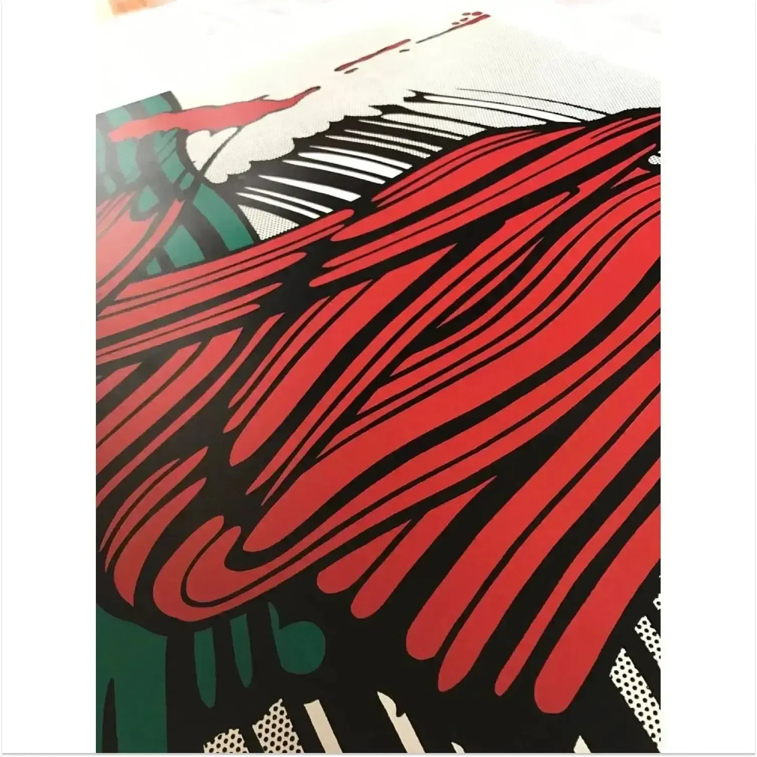 Sérigraphie en édition limitée Roy Lichtenstein, Big Painting No. 6 photo vintage