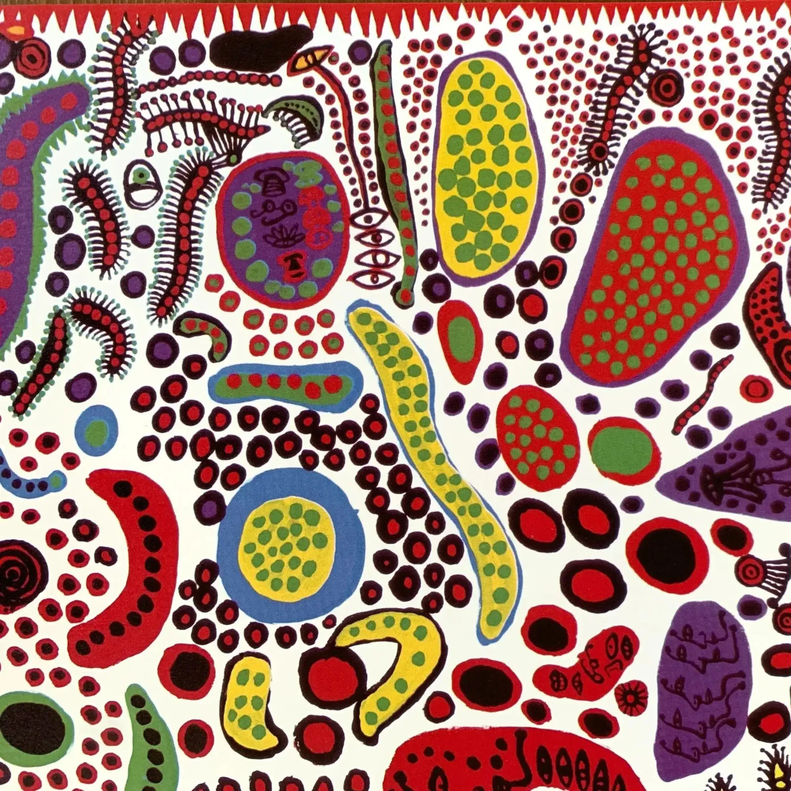 Yayoi Kusama Endless Life Of People Limited Edition Art Print photo furniture