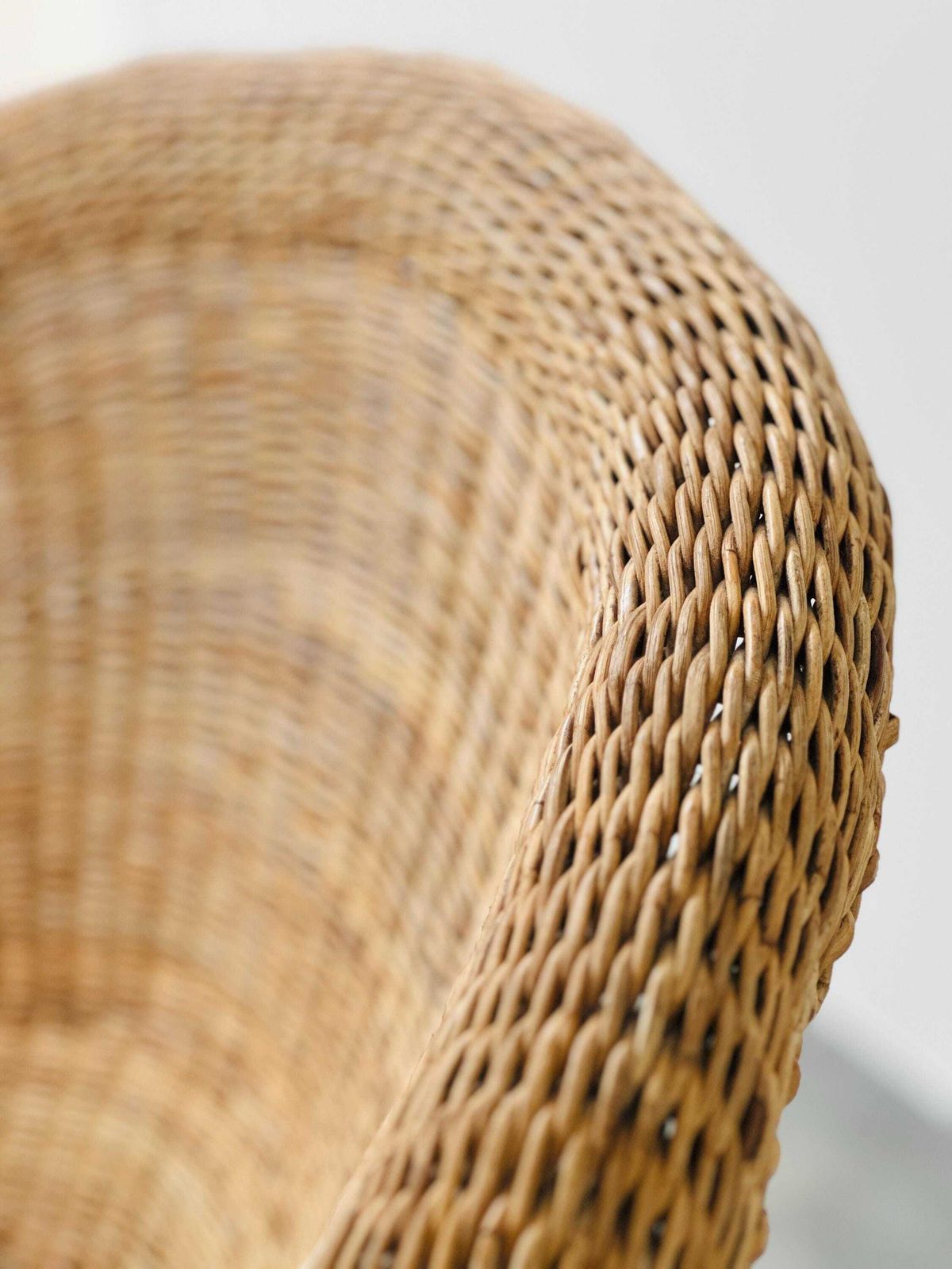 Egon Eiermann E10 Wicker Lounge Chair, Duitsland, jaren 1960 photo 1315.0