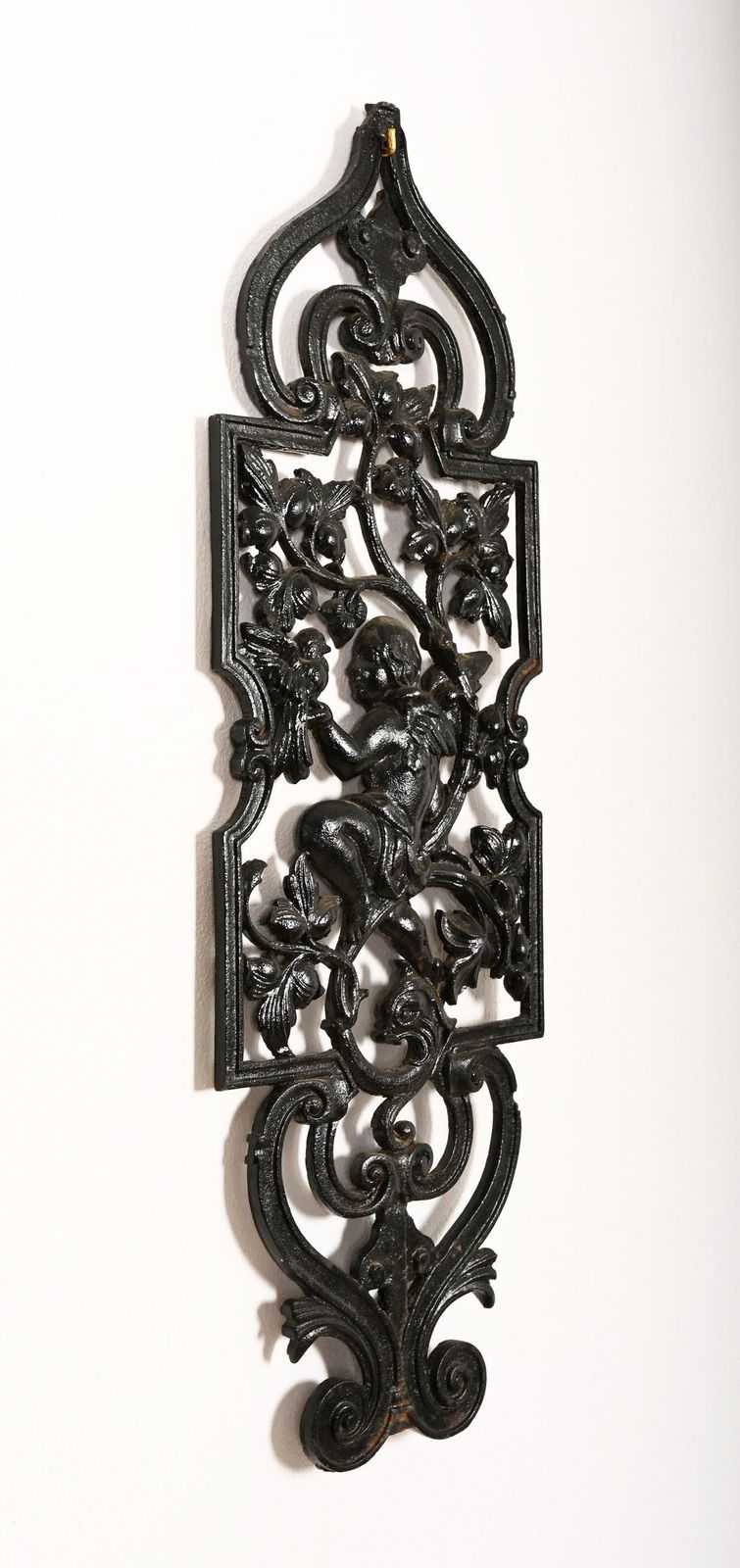 Cast Iron Wall Decoration Railing Element From Late 19th Century photo Art