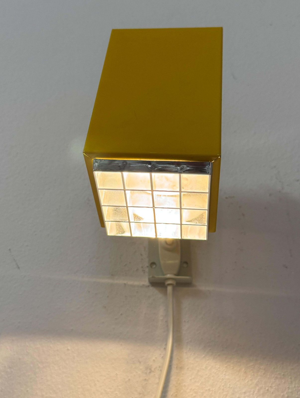 photo furniture Hans Agne Jakobsson Wall Lamp "Kuben" Elidus, From The 1960s