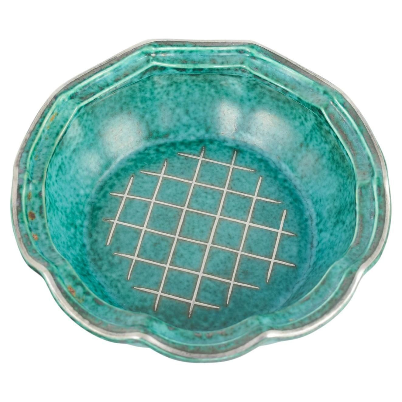Wilhelm Kåge For Gustavsberg. Art Deco Bowl From The Argenta Series, 1940s.