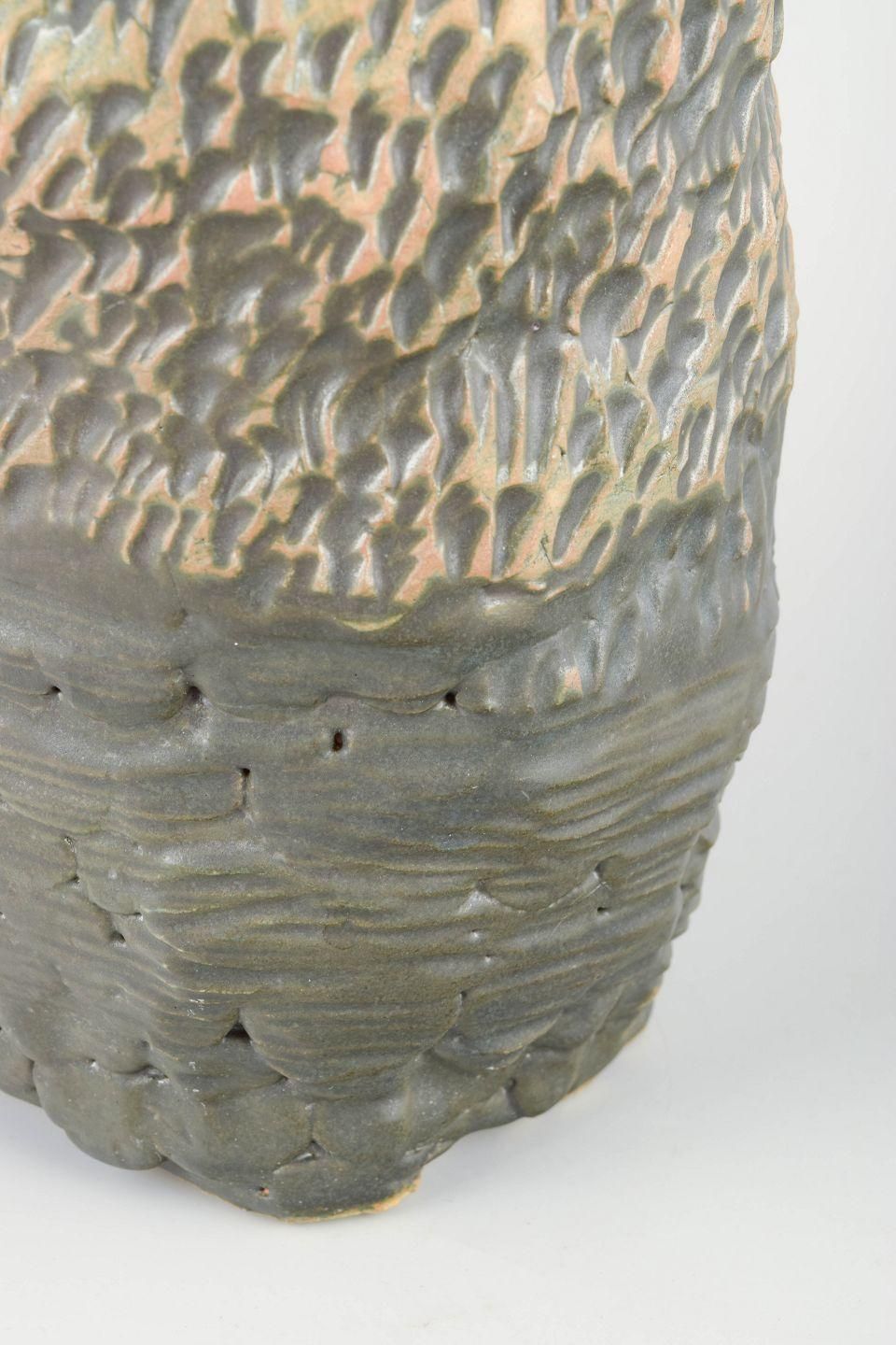 Bernard Rooke. Large Sculptural Floor Vase In Stoneware. 1960s/70s photo Art