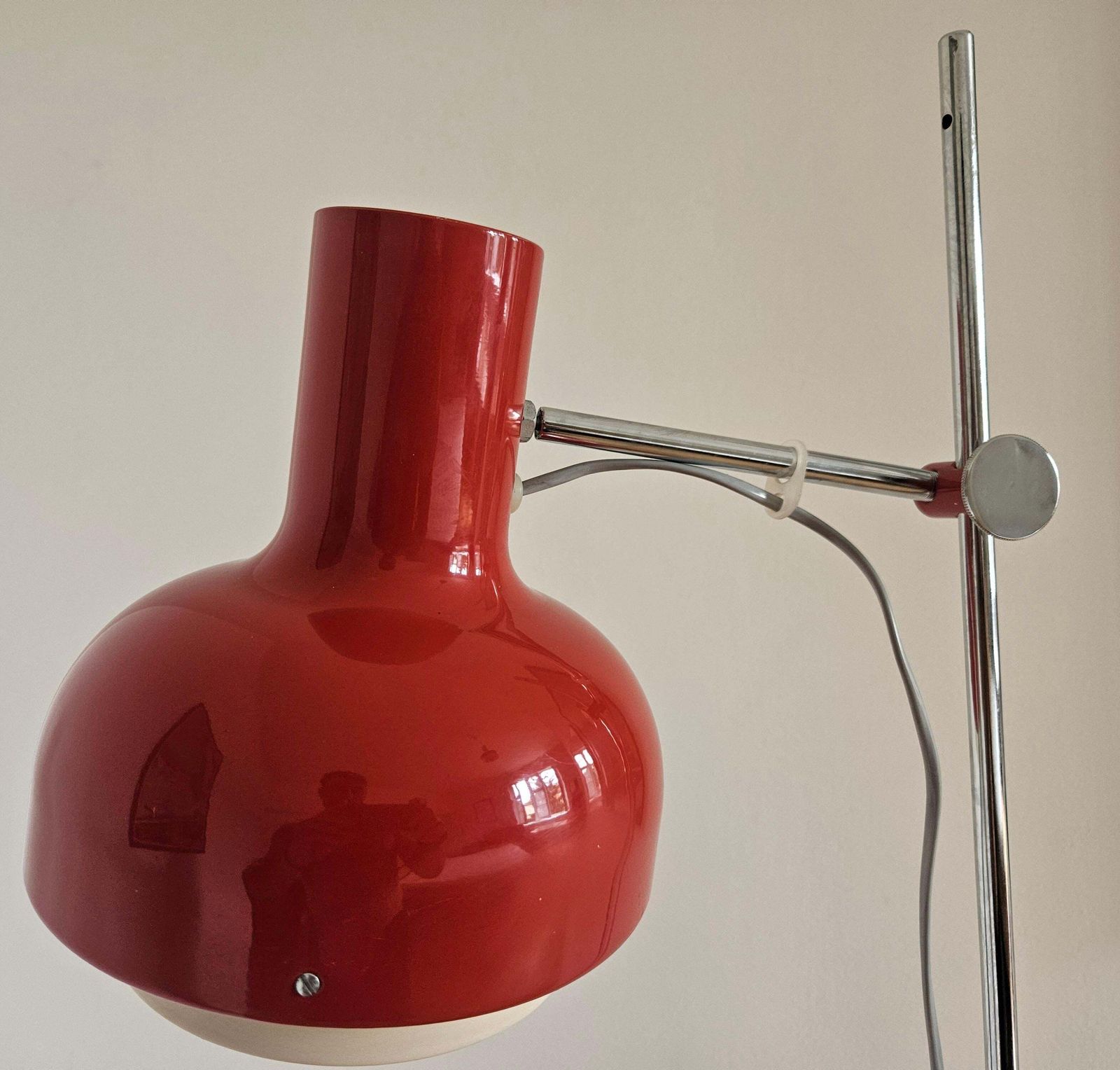 Lampe de sol mid-century réglable Napako, par Josef Hurka, années 1970 photo vinterior