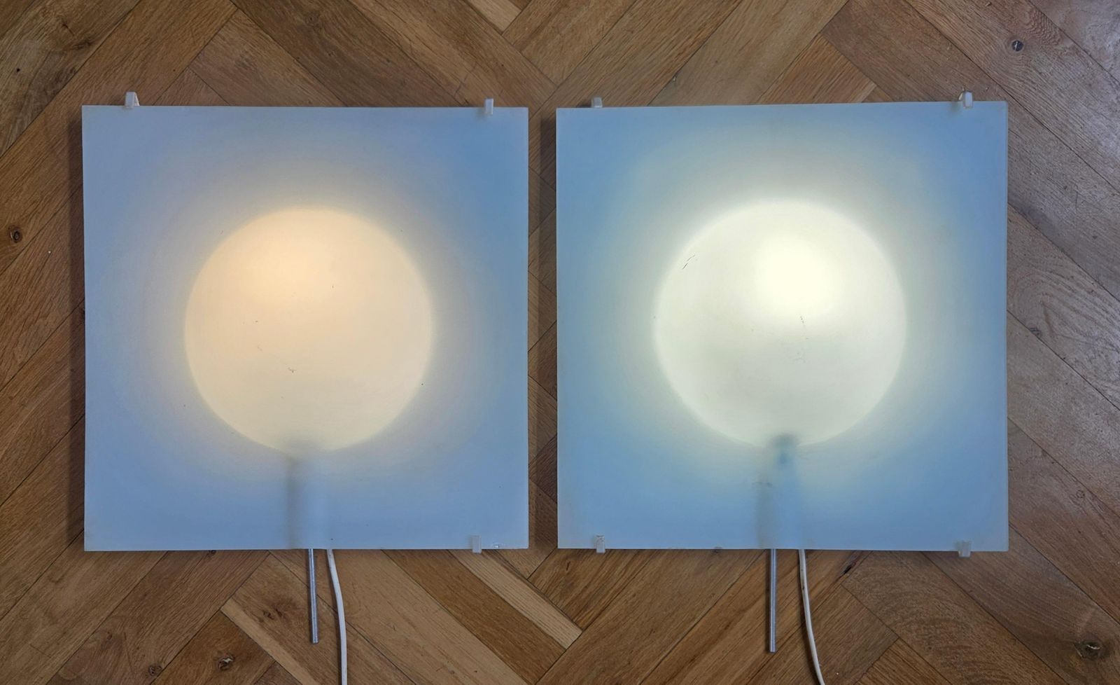 Pair Of Large Midcentury Wall Lamps Ikea Design Cecilia Johansson, Sweden, 1980s photo 801.0