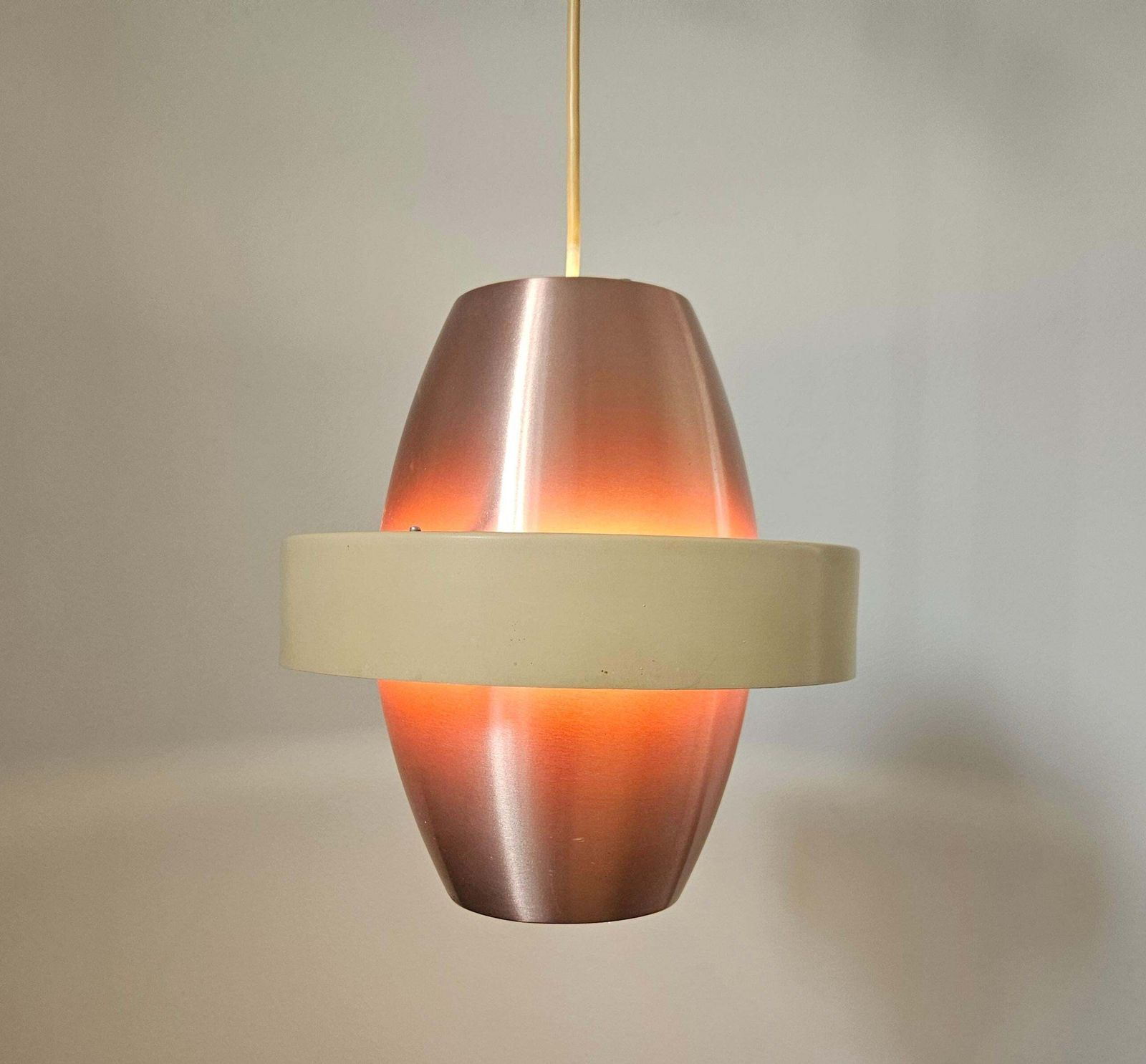 Lighting Rare Midcentury Pendant Saturn Space Age Style, Denmark, 1970s photo