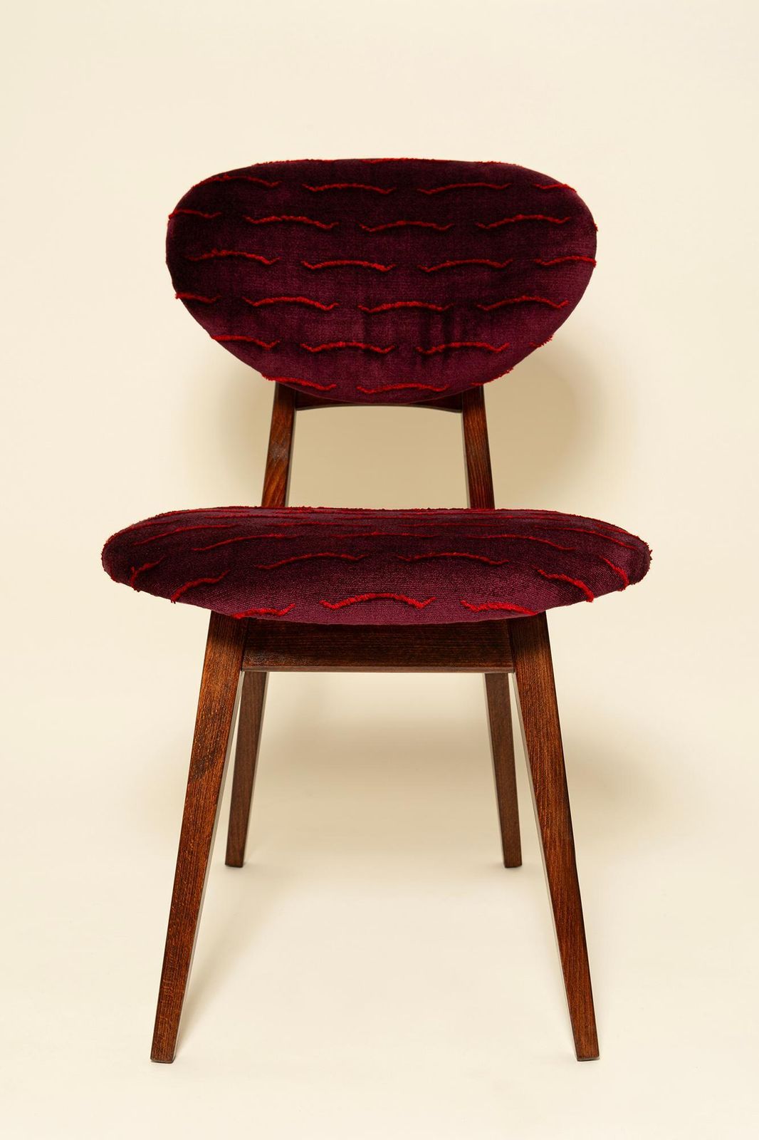 photo furniture Mid-Century Mushroom Chair, Nouvelles Vagues Velvet, Dedar, J. Kedziorek, jaren 1960