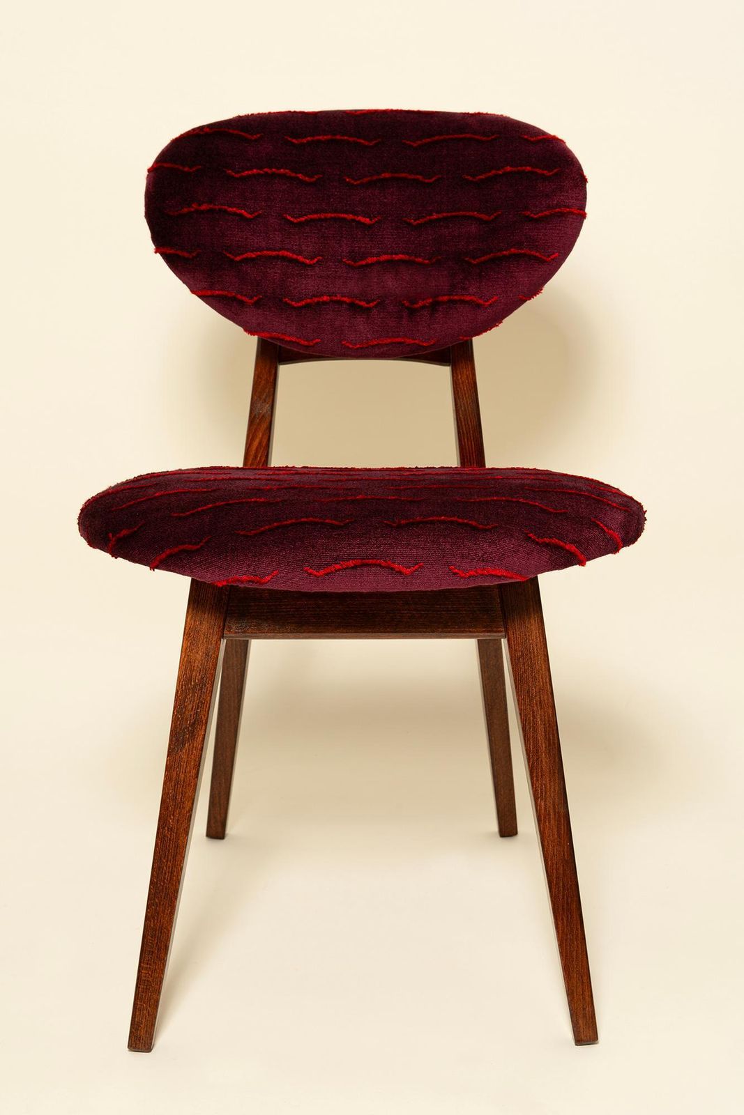 photo for sale Mid-Century Mushroom Chair, Nouvelles Vagues Velvet, Dedar, J. Kedziorek, jaren 1960