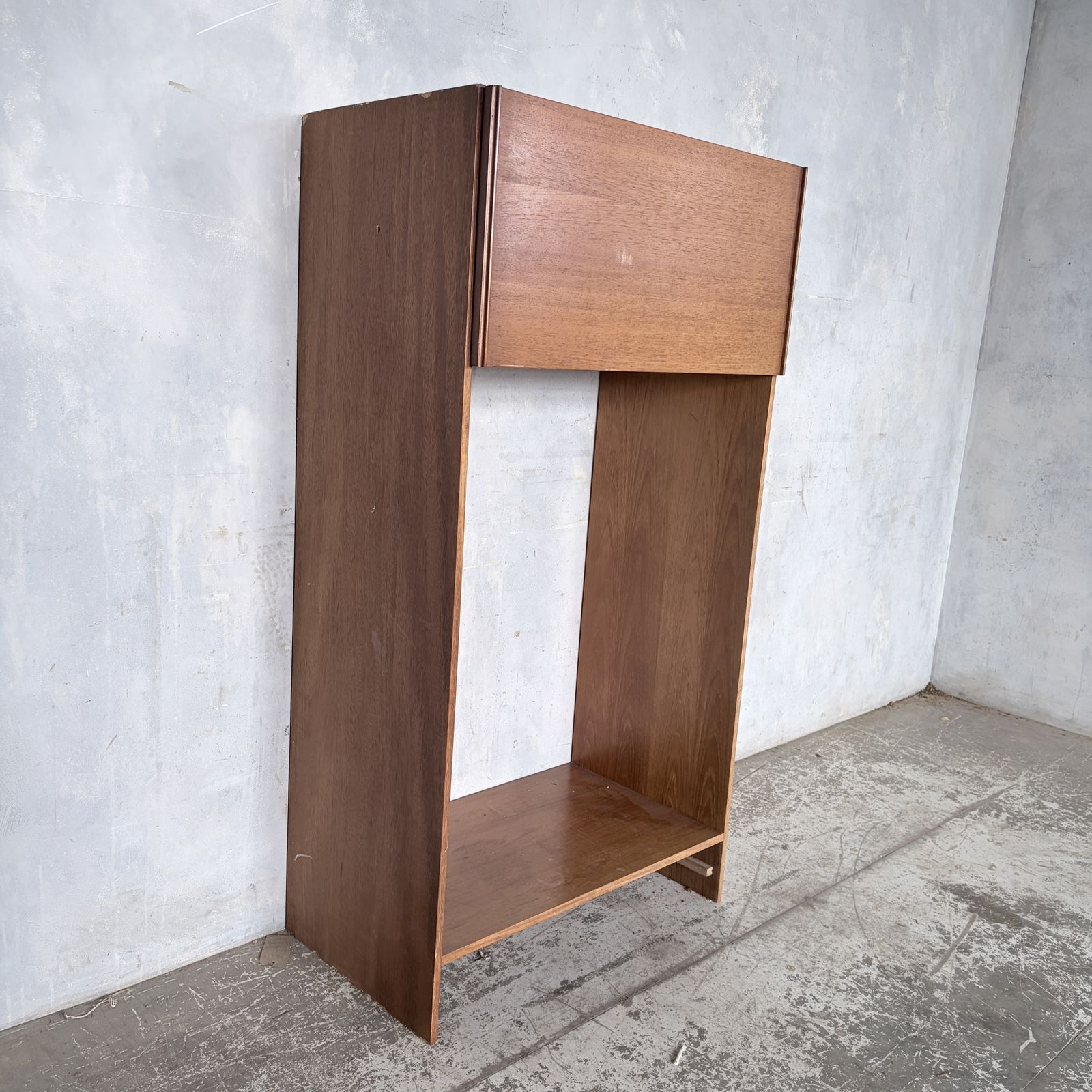 Mid Century Meredew Teak Display Unit & Open Bookcase
