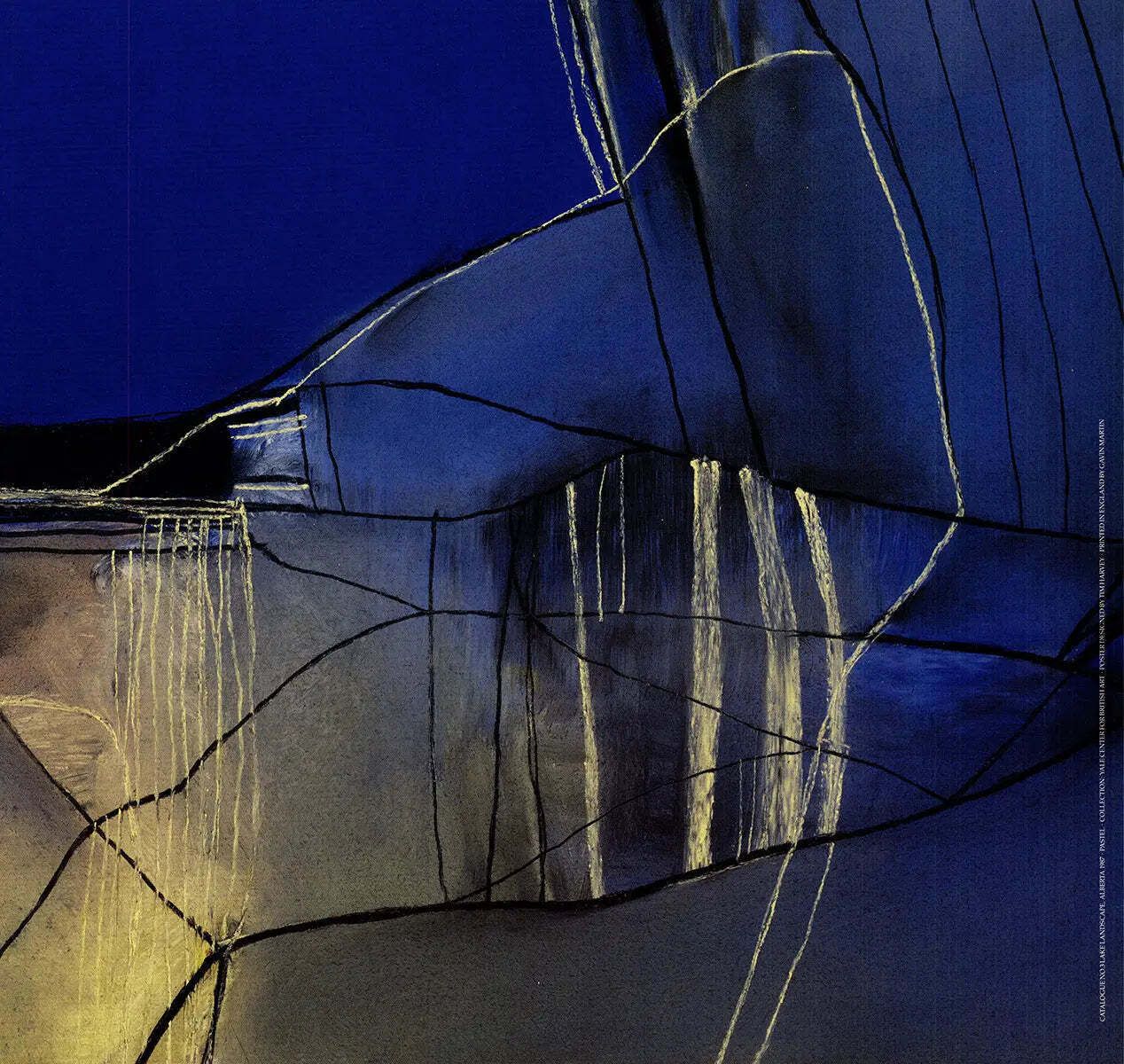 David Blackburn Light And Landscape 1989 Yale Exhibition Offset Lithograph photo for sale