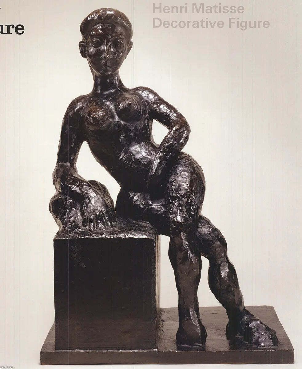 Affiche offset Henri Matisse, Decorative Figure, exposition 2003 photo furniture