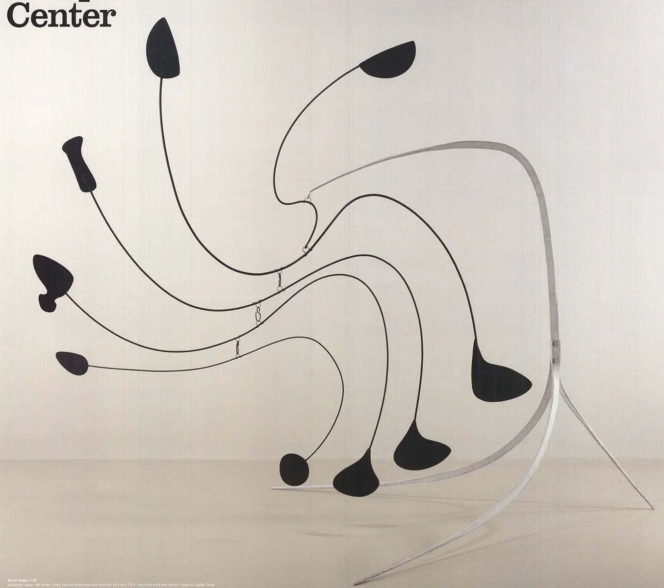Alexander Calder The Spider 2003 Nasher Sculpture Center, affiche lithographique photo furniture