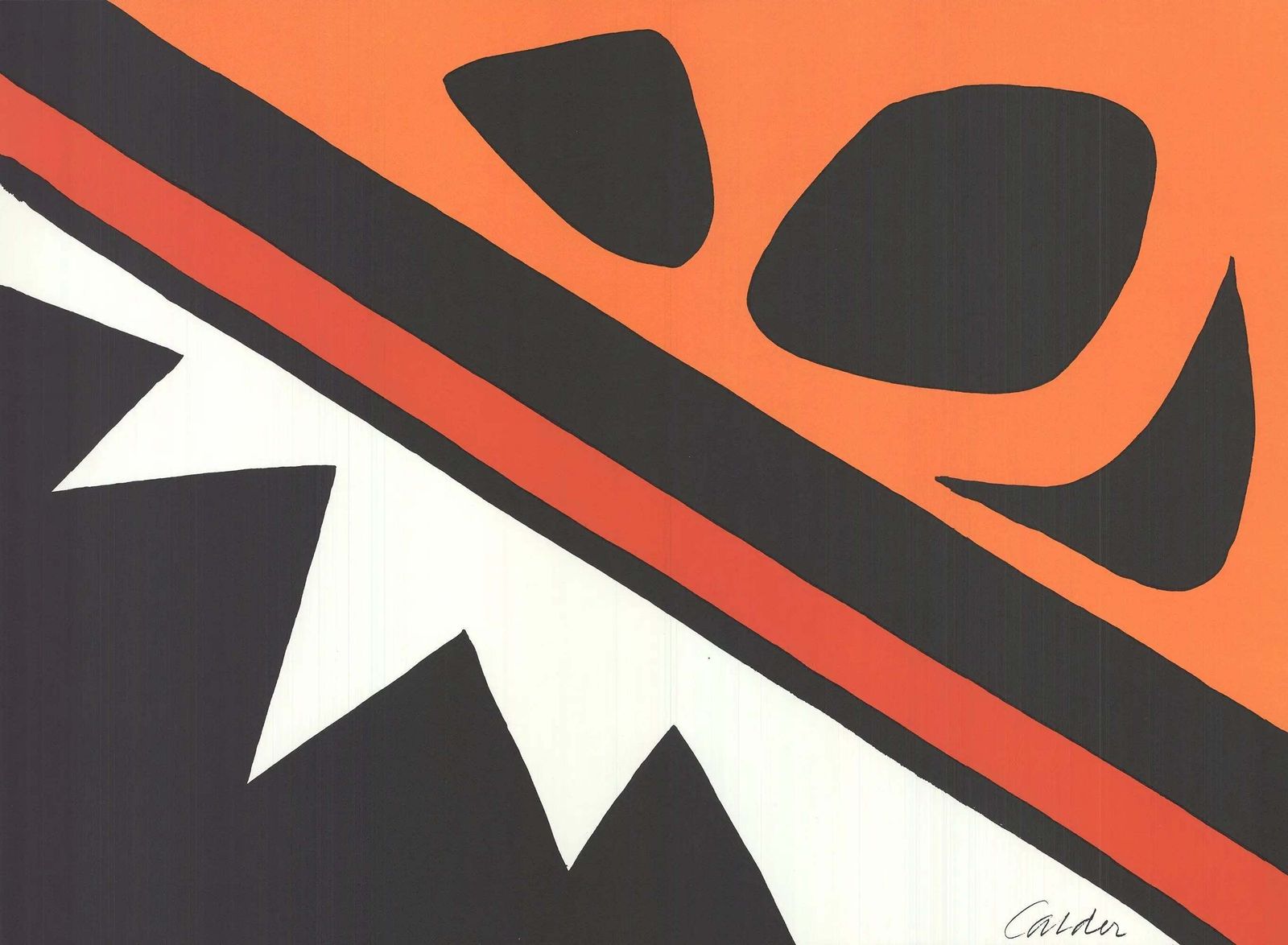 Alexander Calder La Grenouille Et La Scie 1971, lithographie