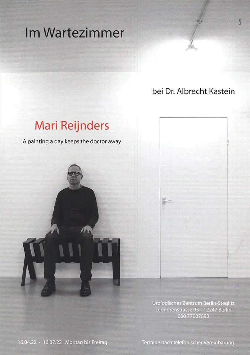 Mari Reijnders A Painting A Day Exhibition Lithograph Poster 2022