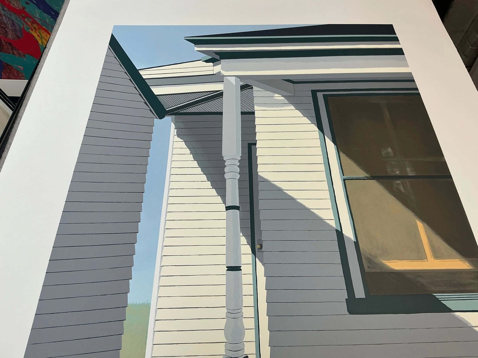 Art Sérigraphie en édition limitée, Gretchen Dow Simpson, Westport, Massachusetts, 1991, signée photo