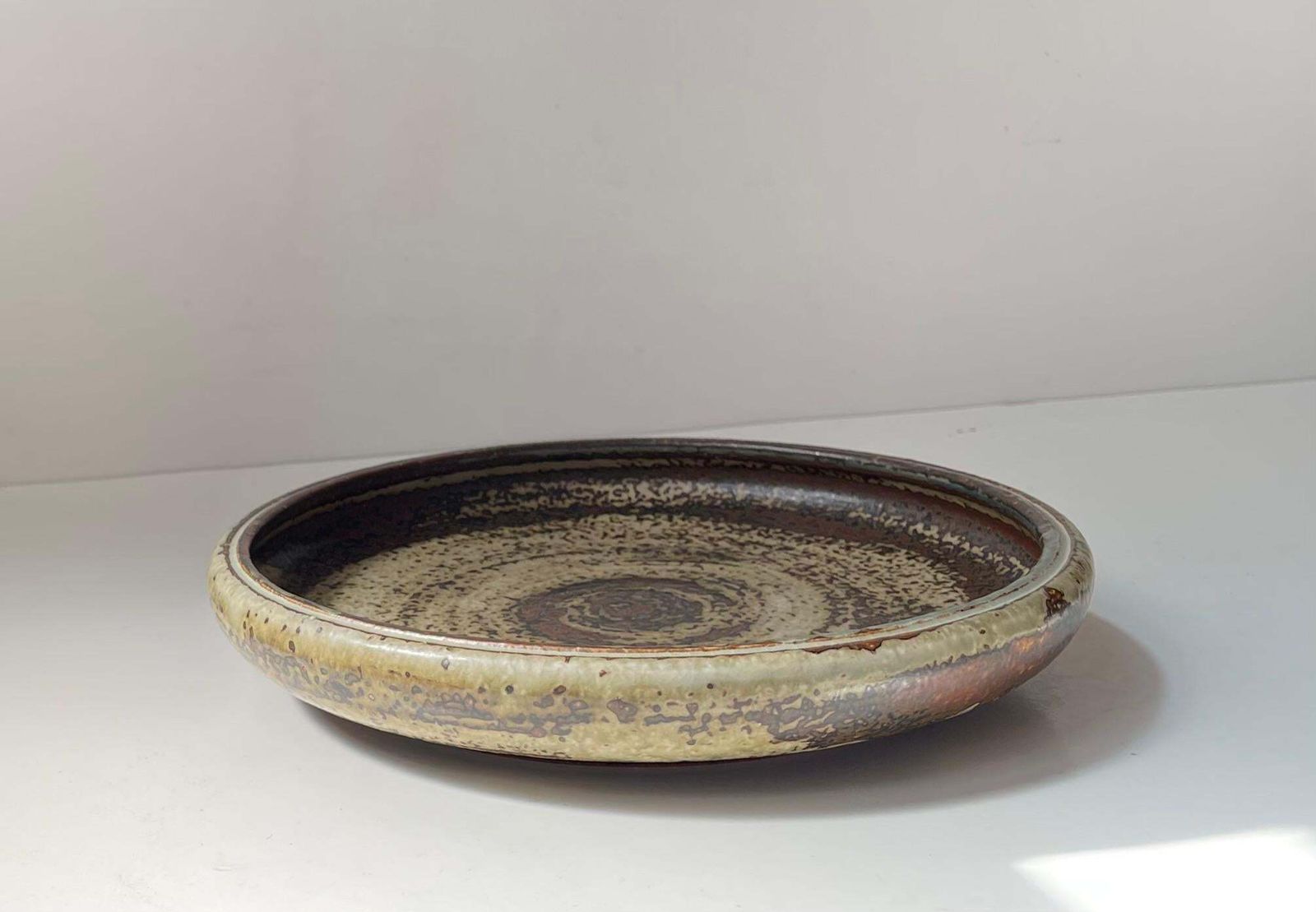 Glazed Danish Stoneware Dish By Carl Halier For Royal Copenhagen, 1960s photo vinterior