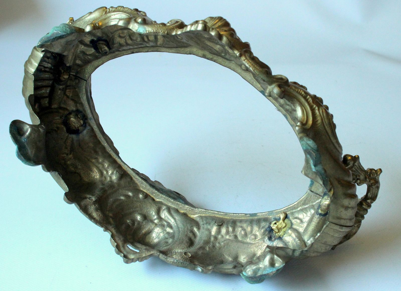 Bloempot | Art Nouveau jardinière van massief messing met metalen binnenbak, ca. 1900 photo buy