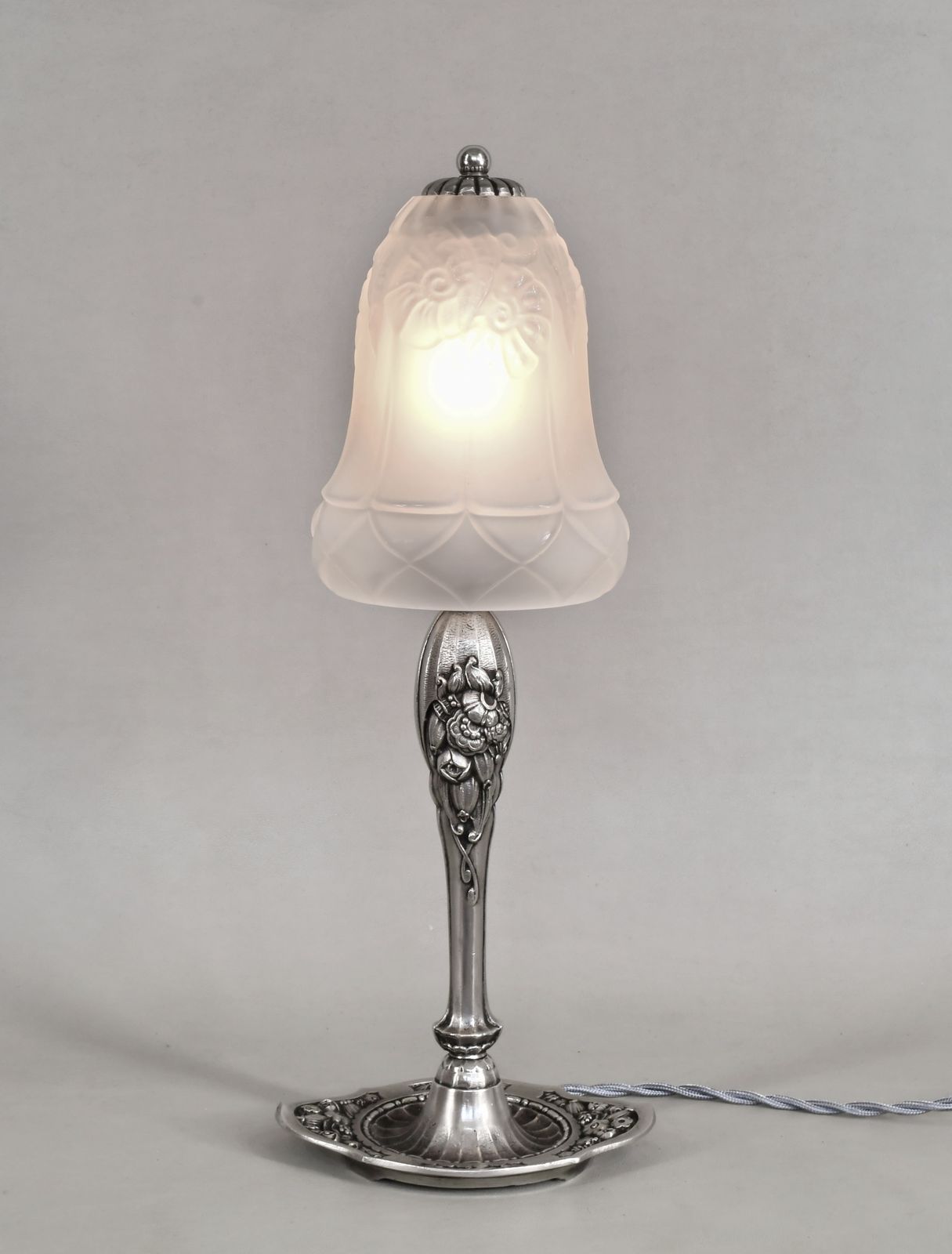 Franse art deco lamp ca. 1925, Lorrain Daum photo Verlichting