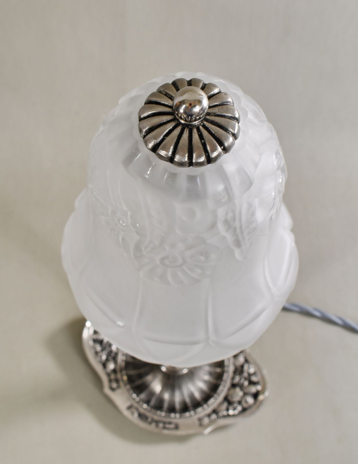 Franse art deco lamp ca. 1925, Lorrain Daum photo 2100.0