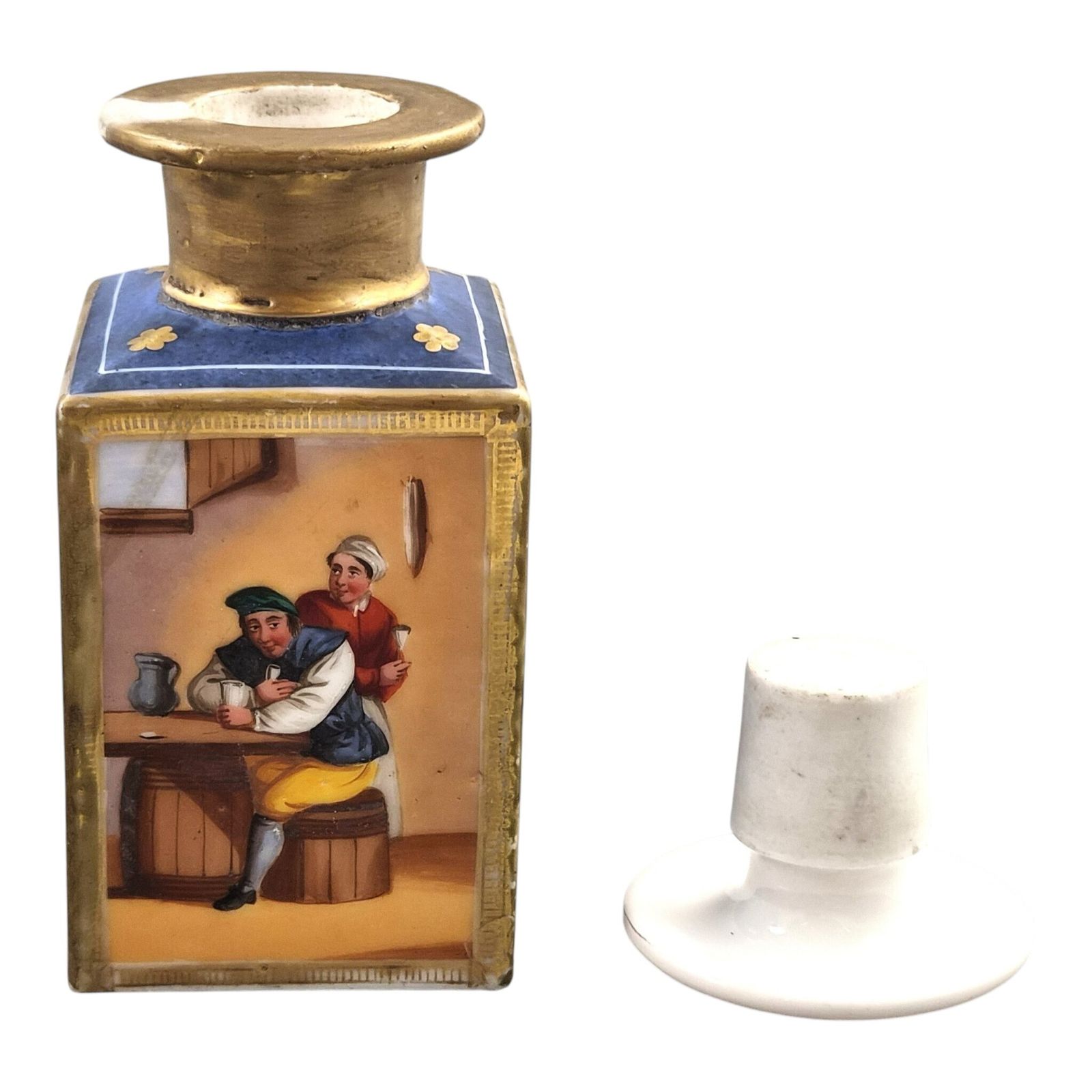 Jacob Petit Bleu De Roi Porcelain Scent Bottles, Louis Philippe Period photo 800.0