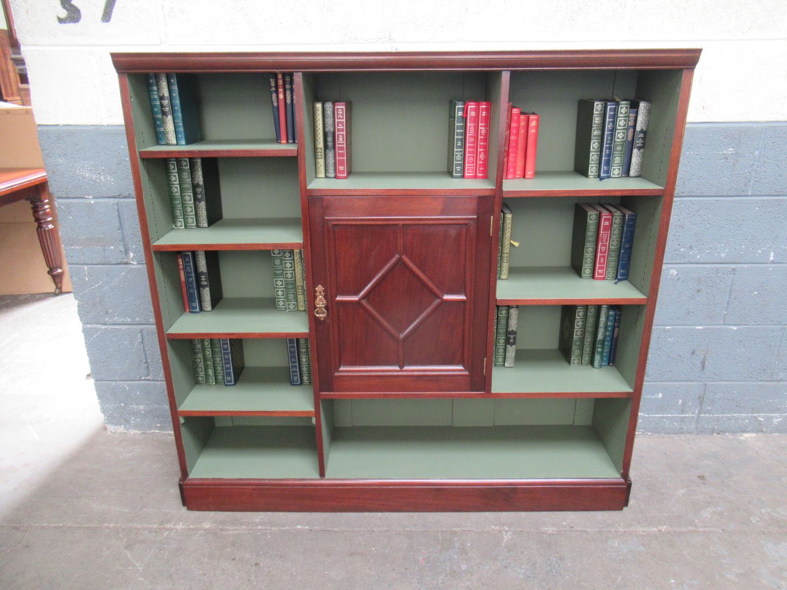Edwardian Period Mahogany  Open Bookcase photo furniture
