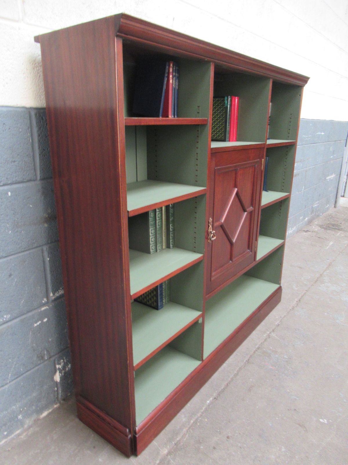 Edwardian Period Mahogany  Open Bookcase photo for sale