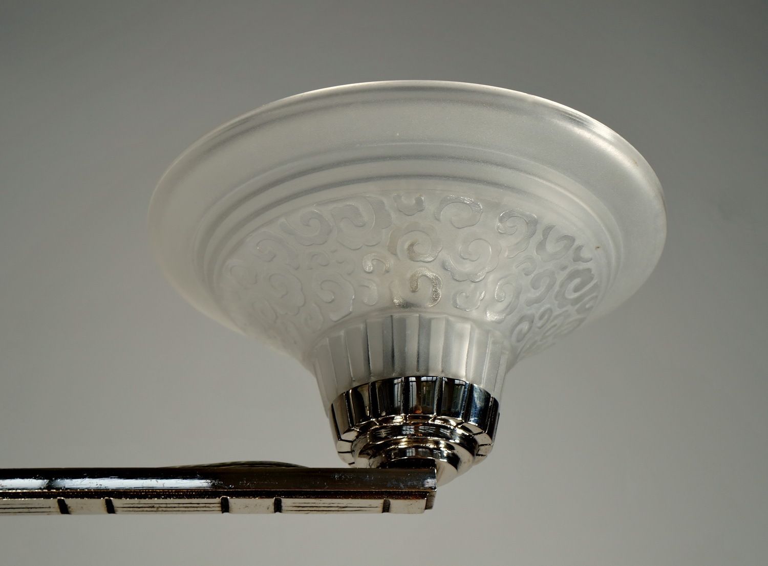 Franse art deco hanglamp van Muller Freres photo 2600.0