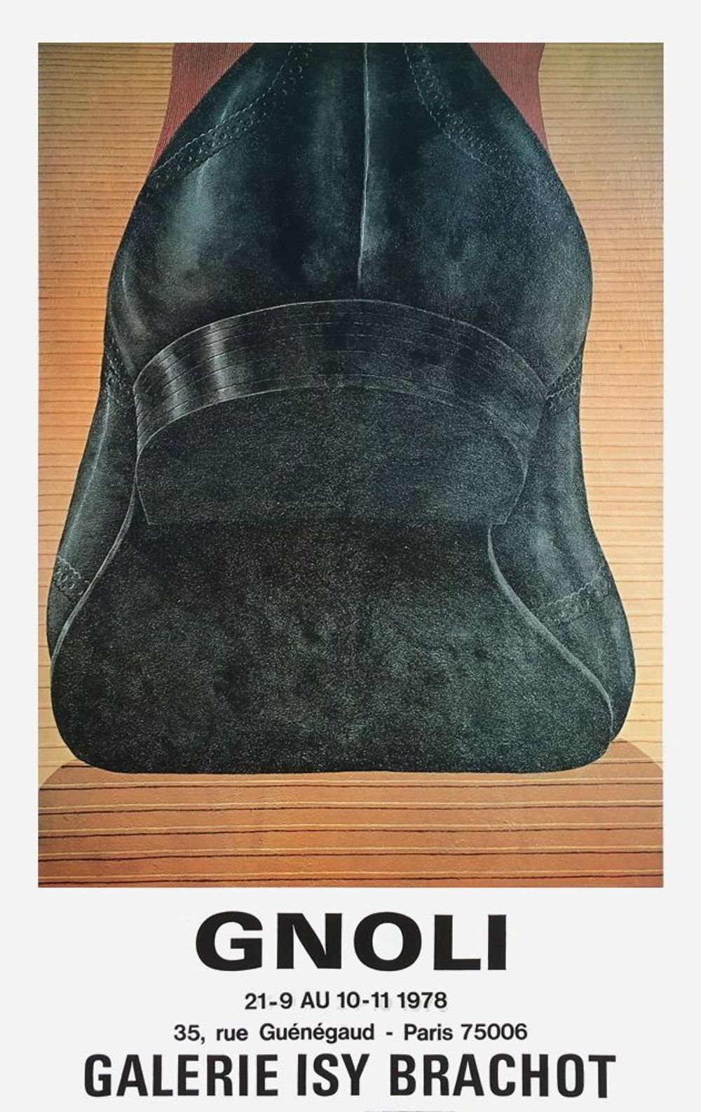 Domenico Gnoli Poster Galerie Isy Brachot Sotto La Scarpa (1967) 1978