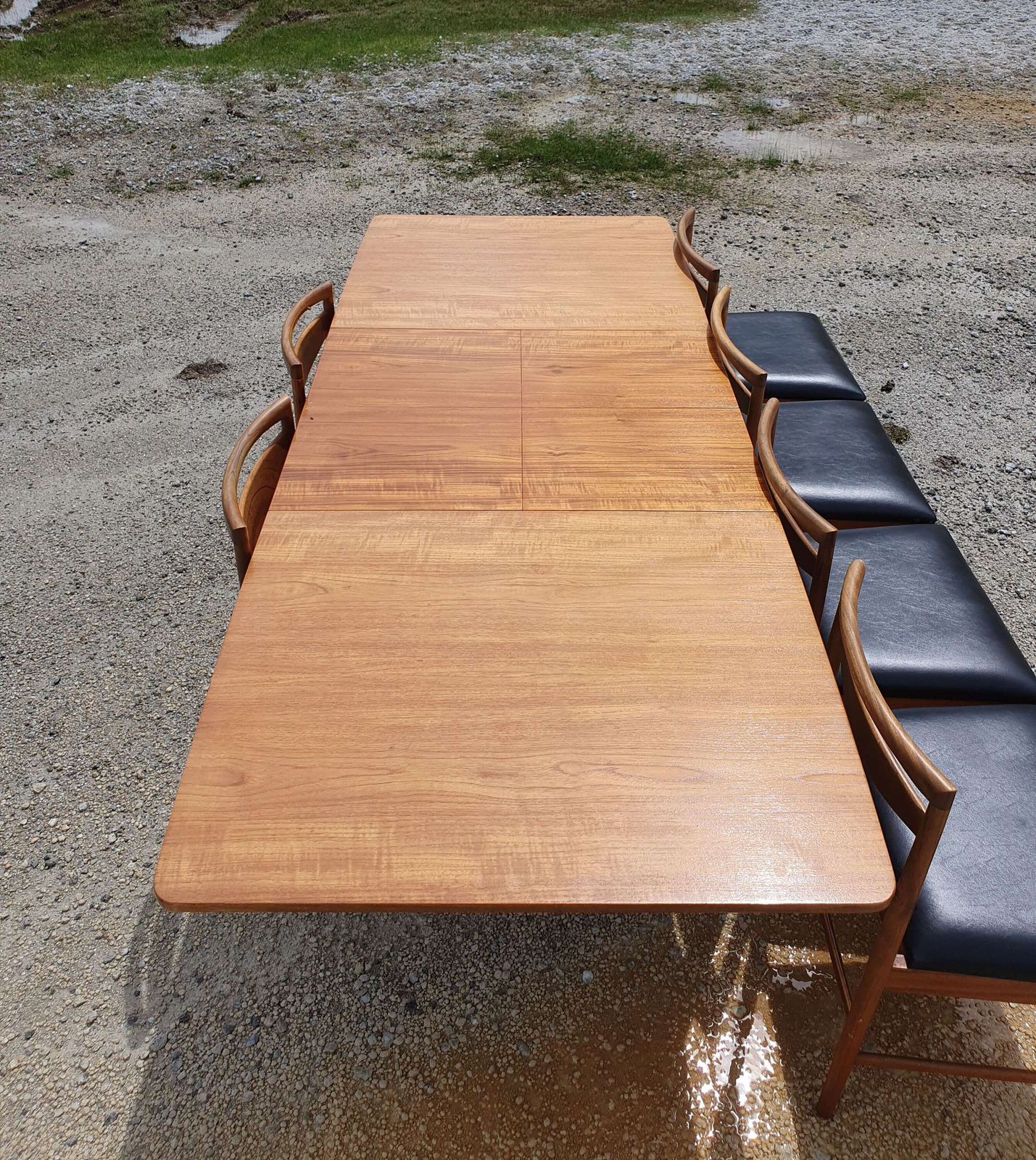 A Mid 20thc Teak, Extending Dining Table And Six Chairs By McIntosh Of Kirkcaldy. photo furniture