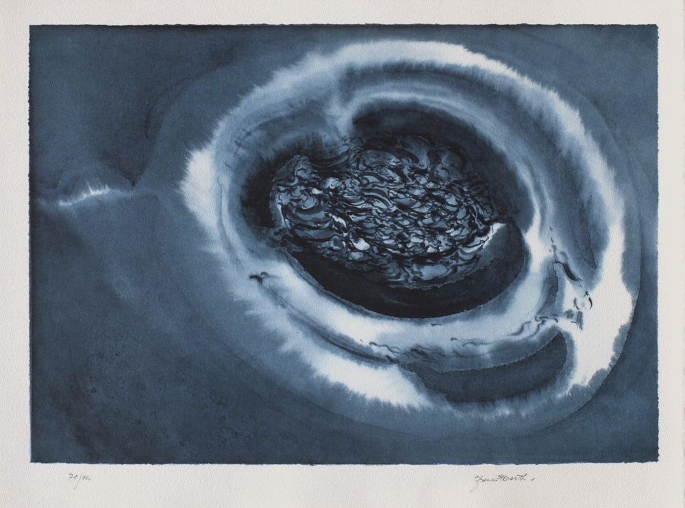 Francis Herth Gesigneerde Lithografie Compositie 2004