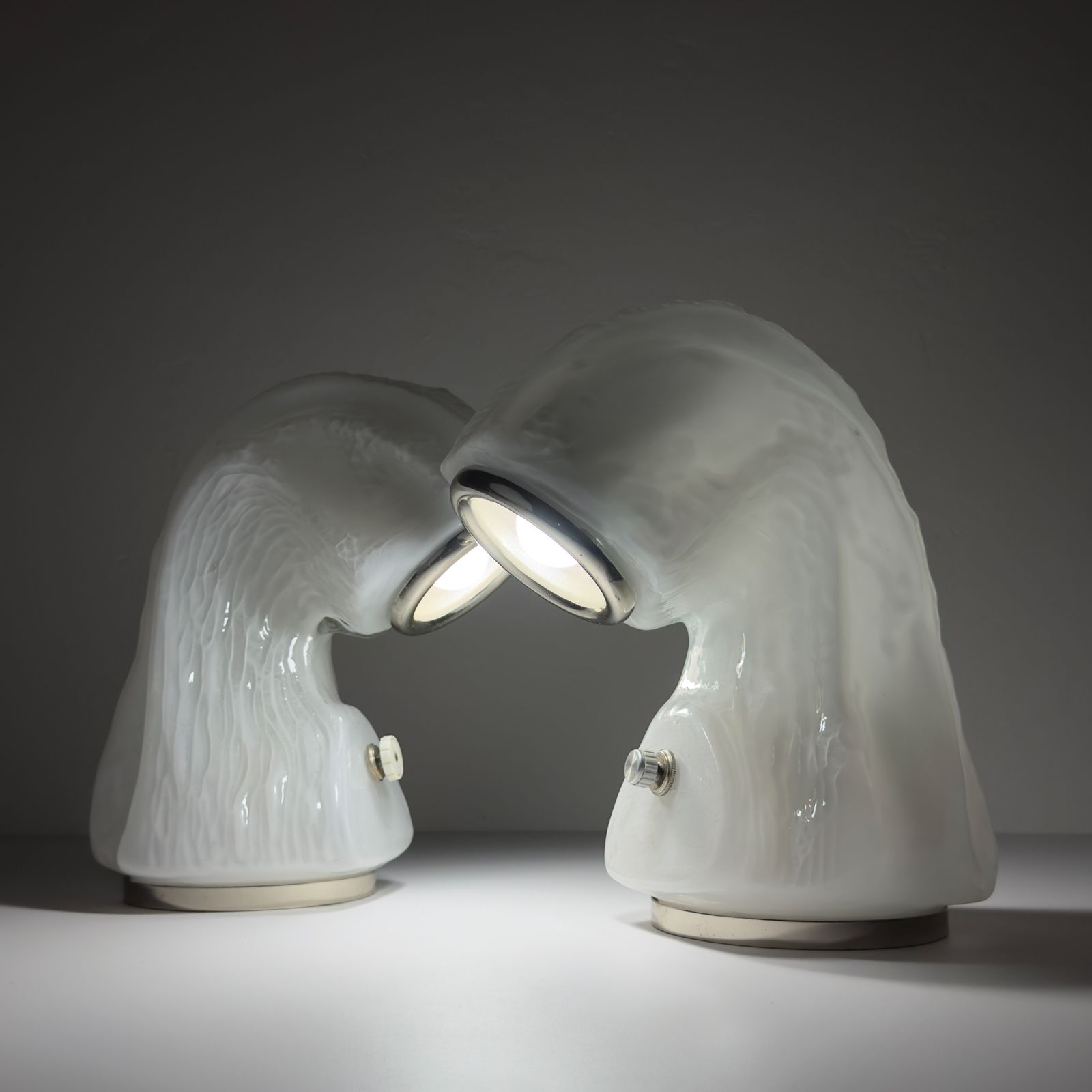 Table Lamp Osso By Carlo Nason For Mazzega, Italy 1970s, Set Of 2 photo vinterior