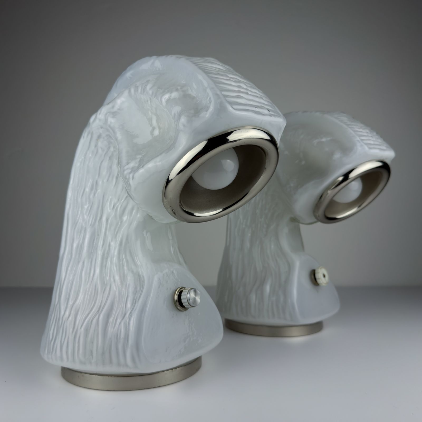 photo furniture Table Lamp Osso By Carlo Nason For Mazzega, Italy 1970s, Set Of 2
