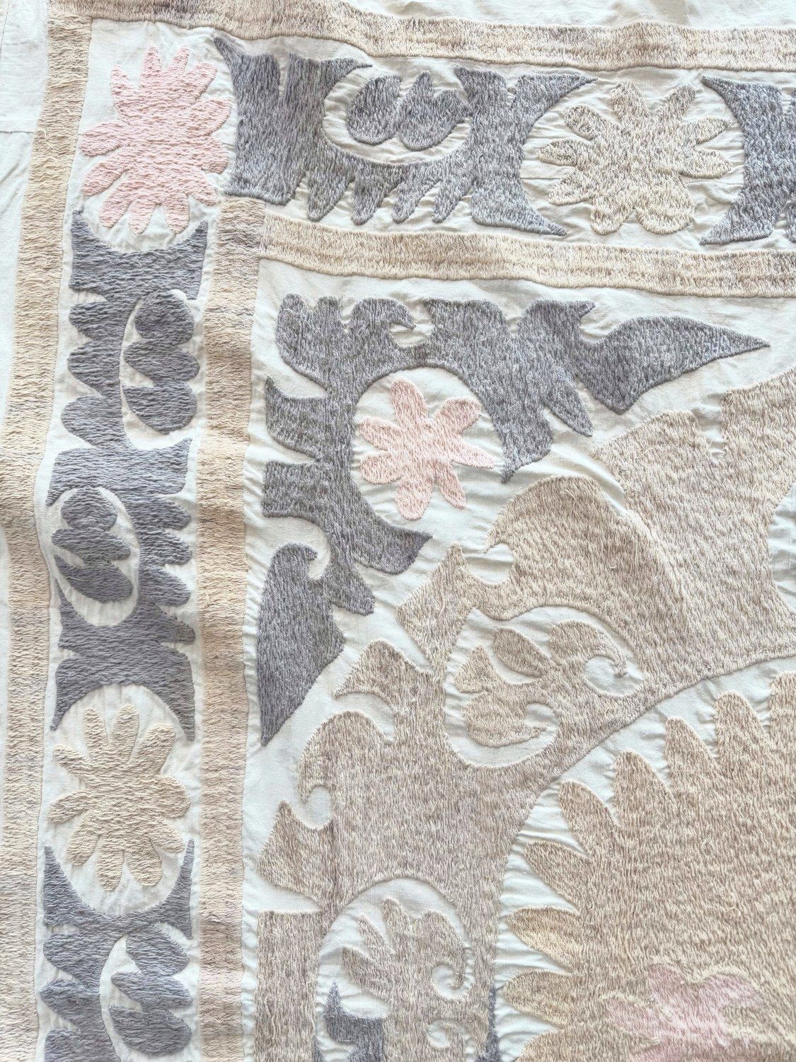 Decorative Suzani Tablecloth   4'138 X 152 Cm photo vinterior