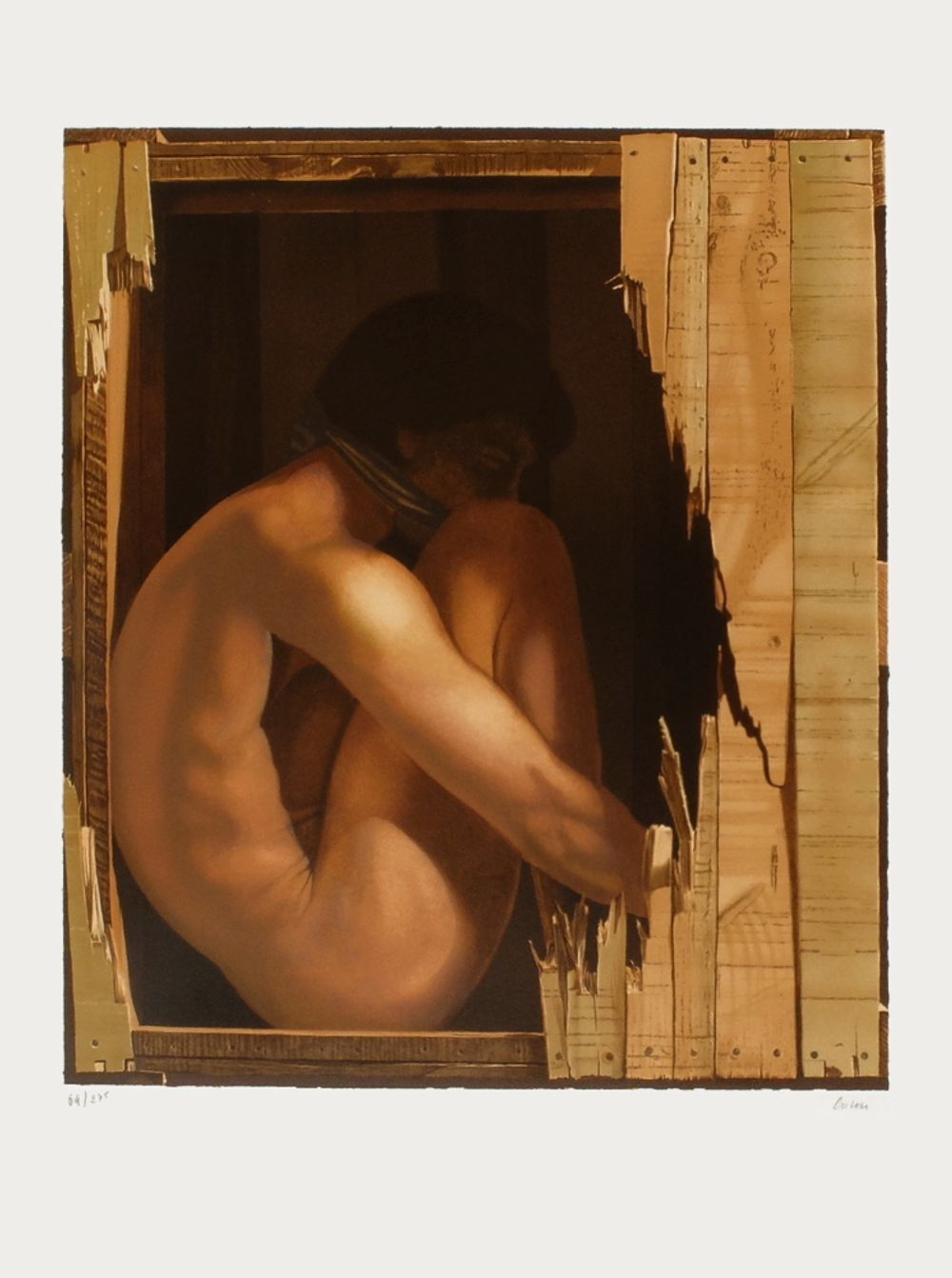 Pierre Gilou Cadiou Gesigneerde Lithografie Ouverture 1990