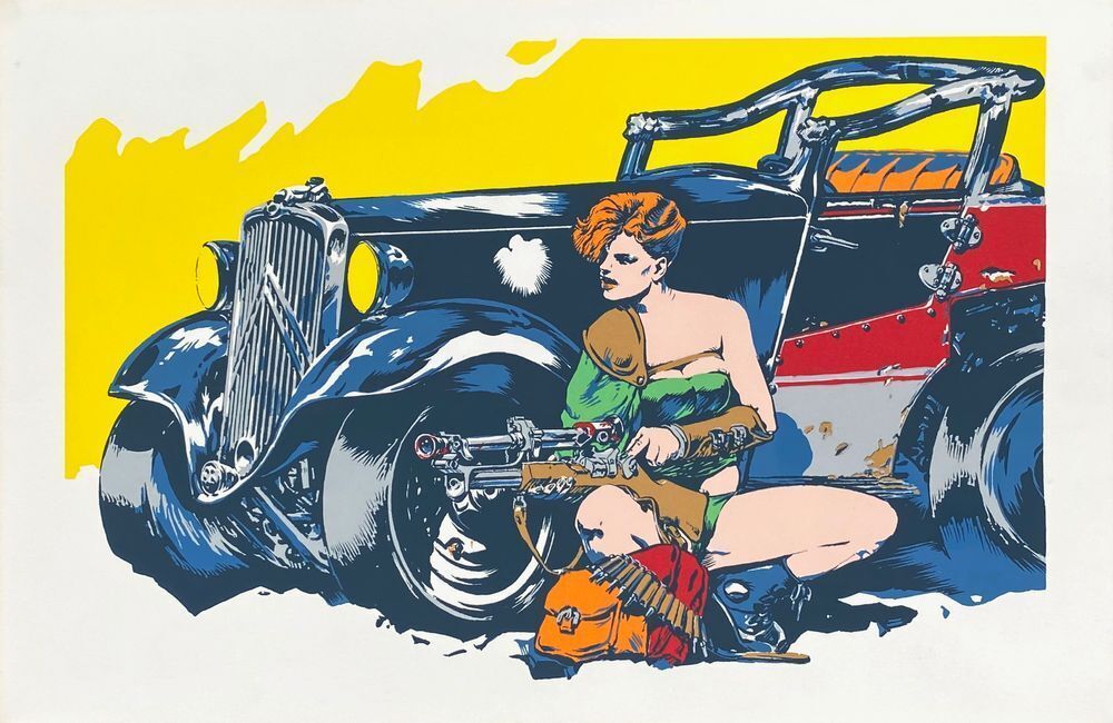 Collectif   Citroen Screenprint Citroën Et La Bd   Tanino Liberatore 1984