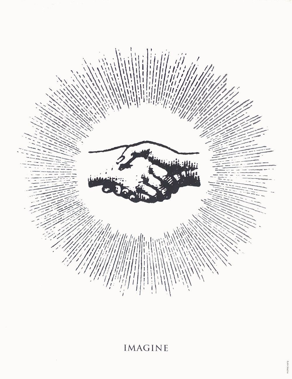 Collectif Politique Poster Imagine Par Pierre Katz 1995