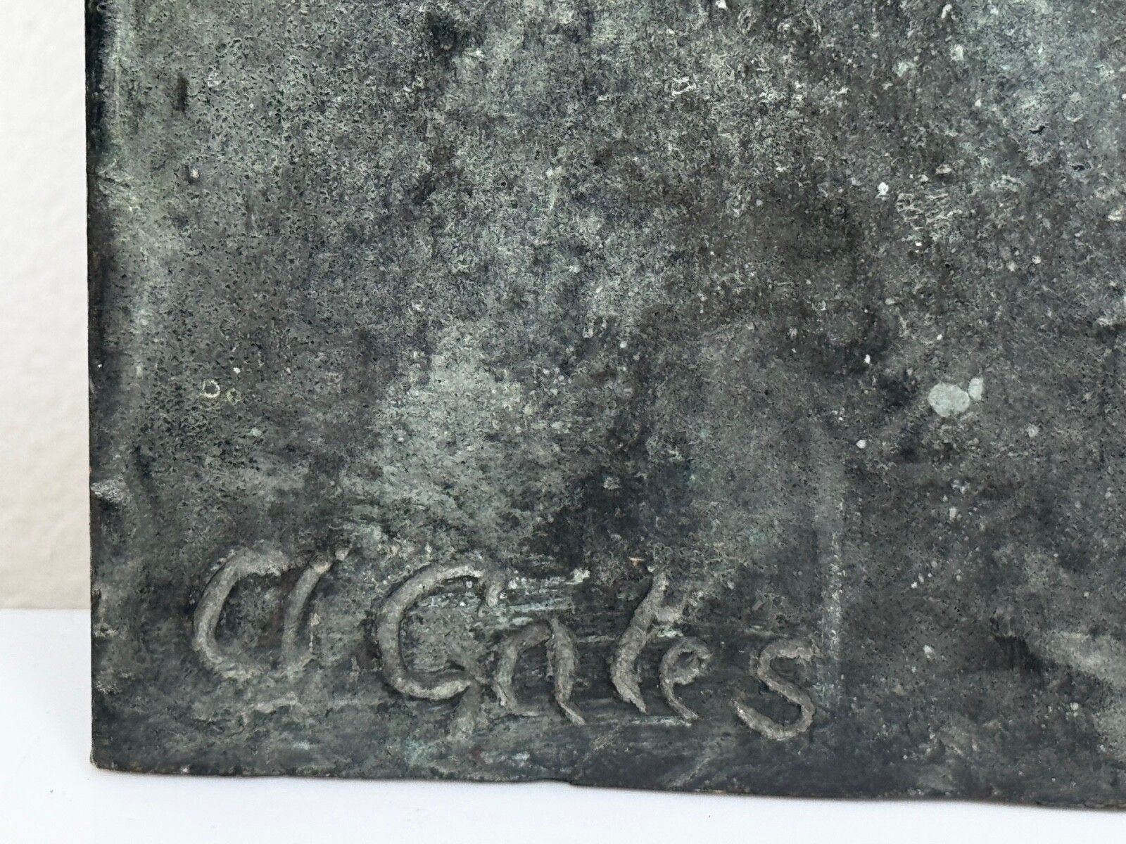 Brits bronzen portretreliëf James Gordon, begin 1900s, toegeschreven aan Alice Gates photo for sale