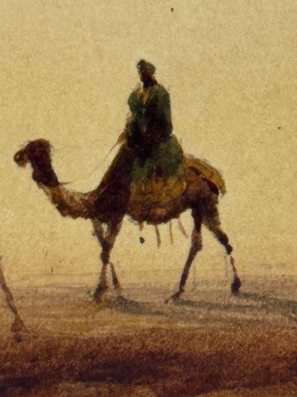 Kunst 19e-eeuws schilderij Orientalisme Bedoeïenenstamleden Suezkanaal door Henry Andrew Harper photo