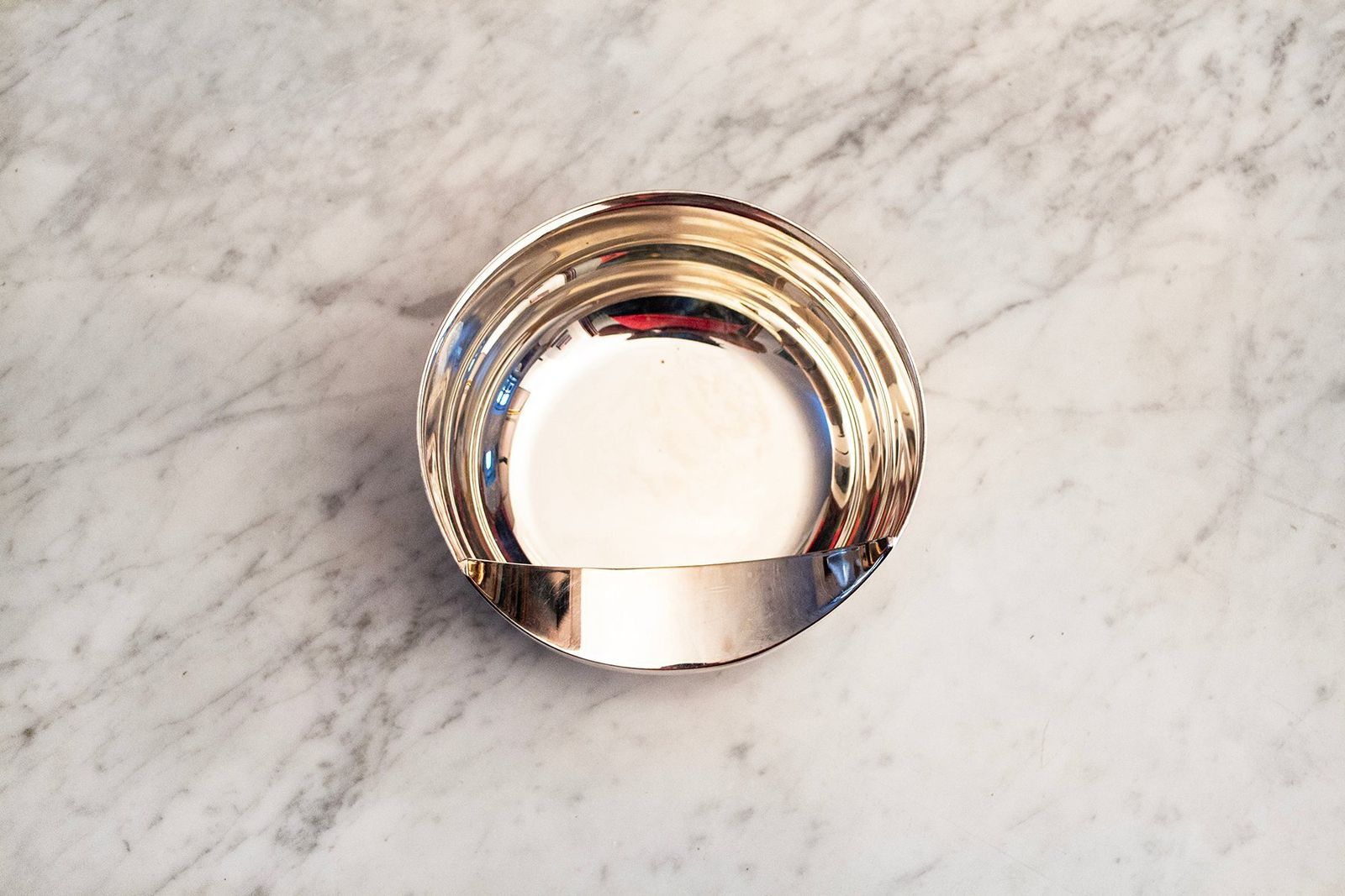Silver Plated Sculpture Bowl By Lino Sabattini 1970s photo for sale
