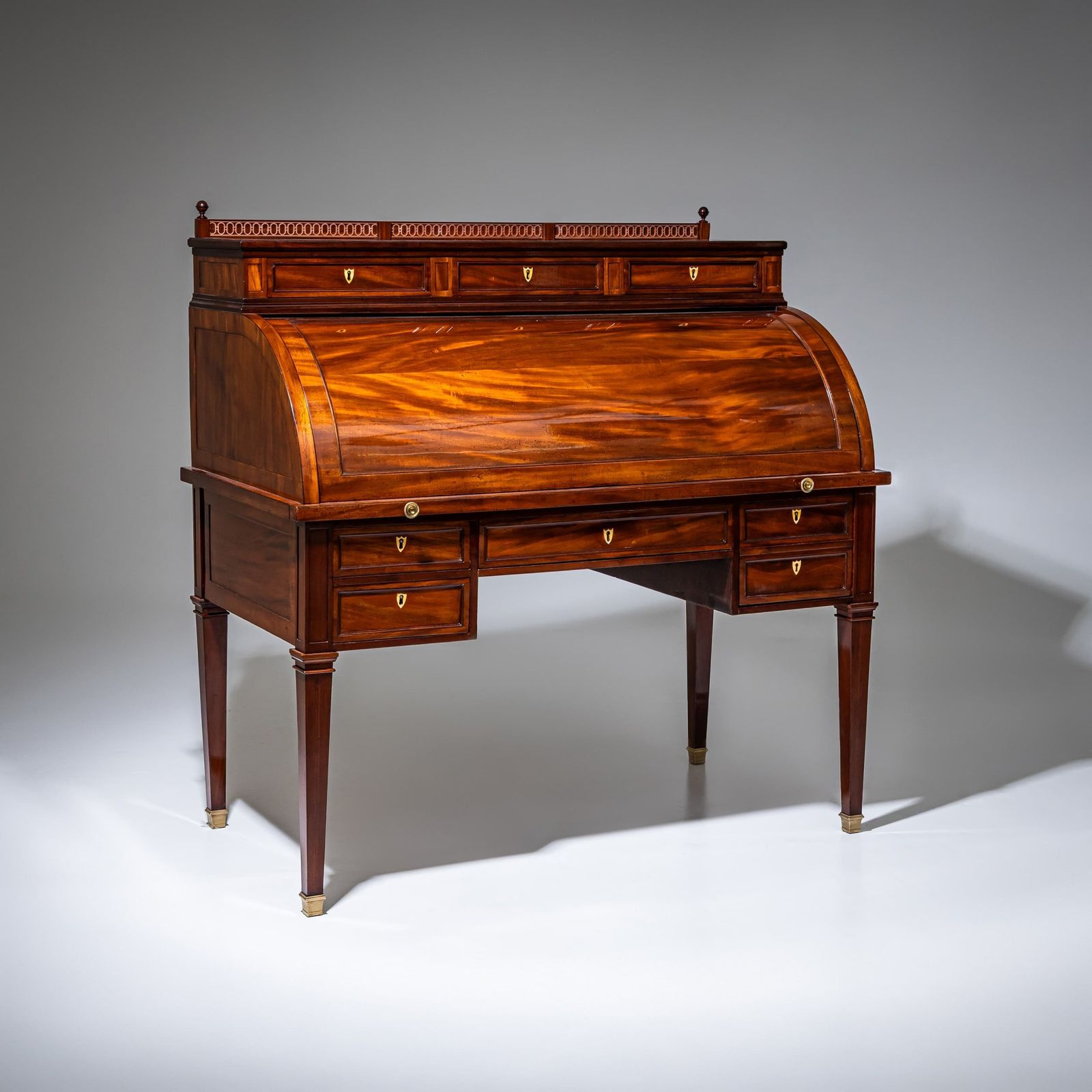 Louis XVI Roll Top Desk In Mahogany, Circa 1800 photo buy