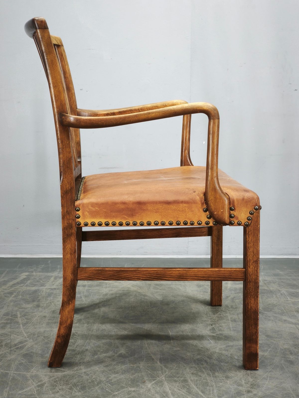 Meubels Ole Wanscher Model 1675 Fauteuil voor Fritz Hansen, Denemarken 1942 photo