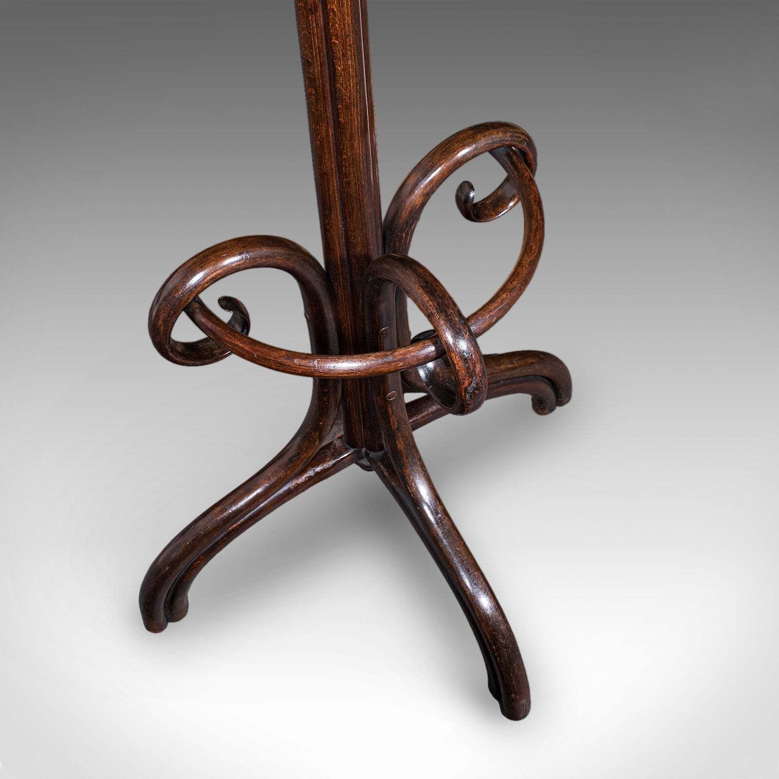 photo furniture Antique Half Hall Stand, Austrian, Bentwood, Coat Tree, Rack, Thonet, Victorian
