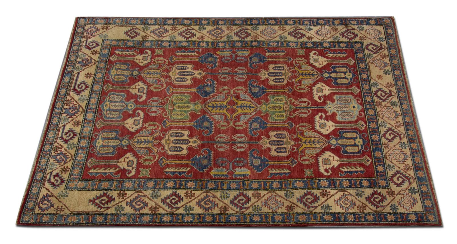 Handmade Rugs, Red Afghan Geometric Rugs, Carpet For Sale 182 X 265 Cm photo furniture